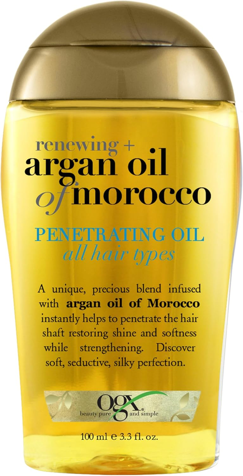 Organix Penetrating Oil, Renewing Moroccan Argan Oil 3.3 Oz (Pack of 4) image number 2