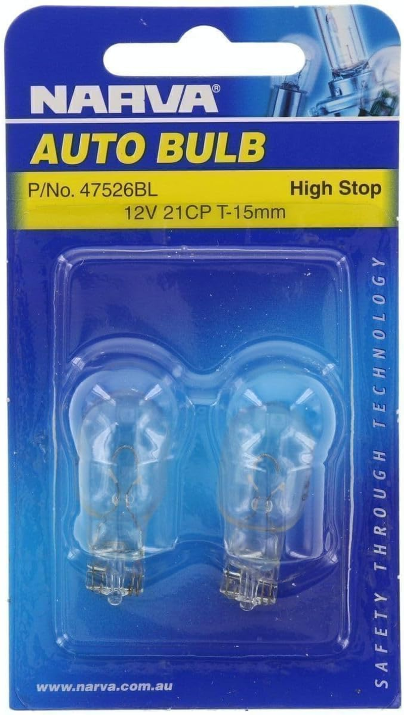 Narva 12V 16W Wedge Globes Bulb (2 Pieces)
