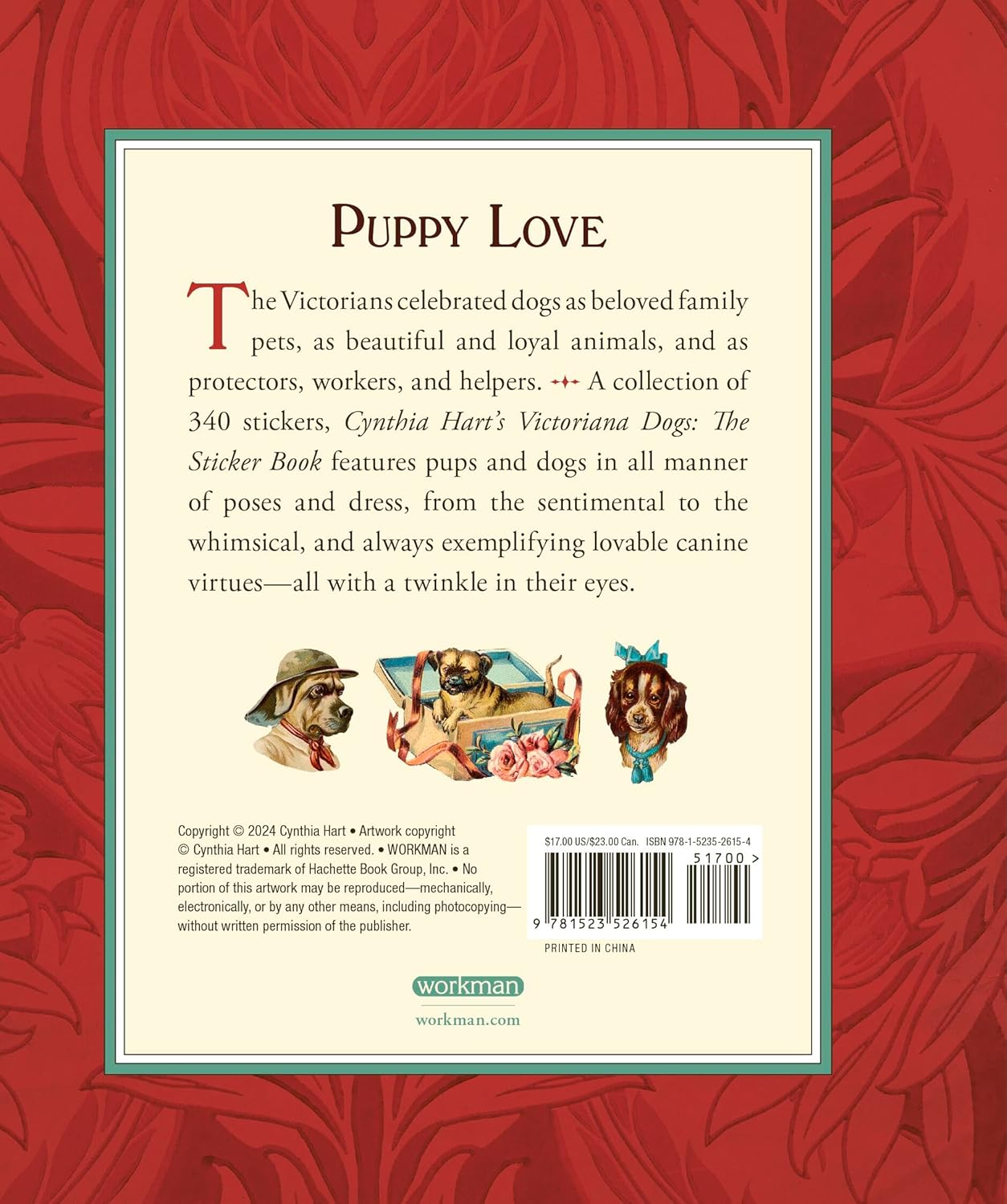 Cynthia Hart'S Victoriana Dogs: the Sticker Book: 340 Captivating Stickers image number 2