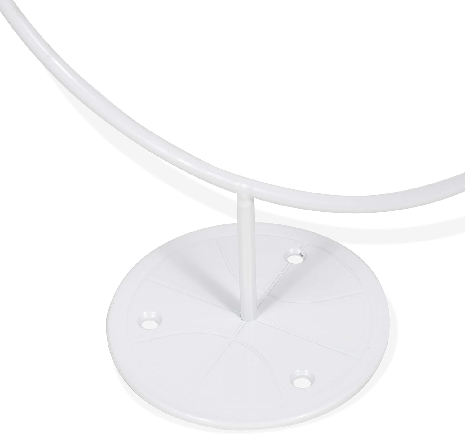 Wallniture Sporta Wall Mounted Sports Ball Holder Rack Display Storage Steel (White)