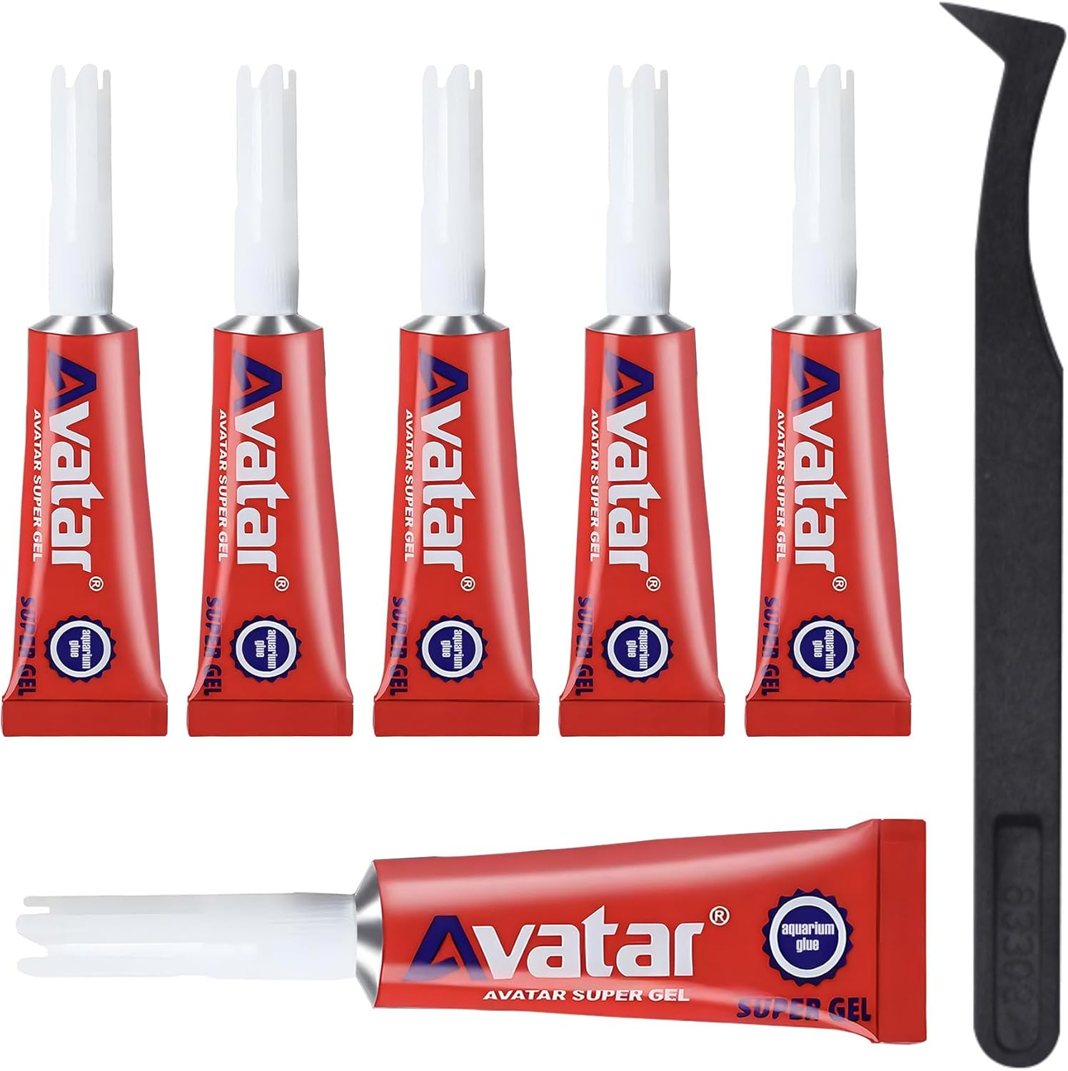 6Pcs Aquarium Glue, Aquarium Aquascape Aquatic Plants Coral Glue, Safety and Quick-Drying, Reef Glue Suitable for Aquatic Plants, Moss, Coral, Stones, Shells, Fresh Water and Salt Water All Can Be Us image number 4