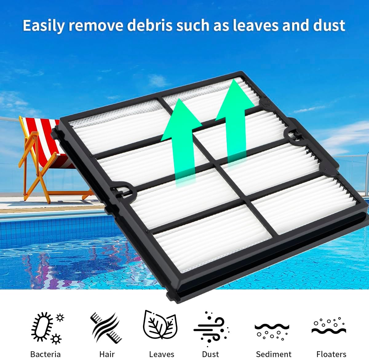 Wuyan 4 Pack Ultra-Fine Cartridge Filter Compatible with Dolphin S200,Proteus Dx4,Active 20,Active 30,M600,Explorer E30 Cleaner Filter,Part# 9991467-R4 image number 3