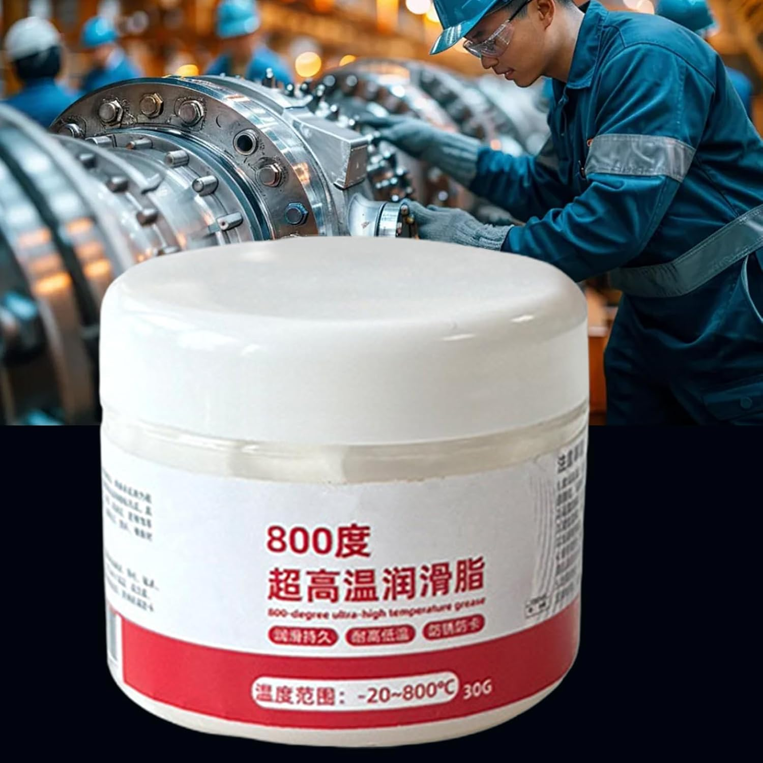 High Temp Grease,Anti-Seize Lubricant - Anti-Seize Grease for Motorcycle, Tractor, Automotive, Lawn, Marine, Trailer, Industrial, RV image number 4