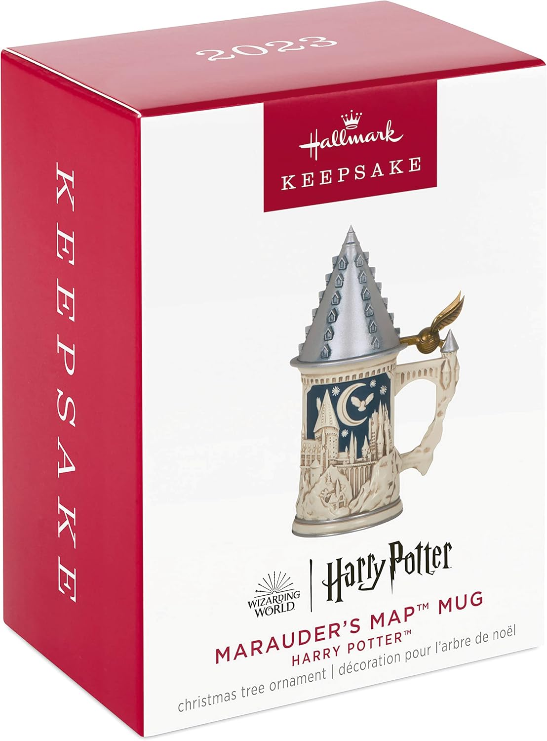 Hallmark Keepsake Christmas Ornament 2023, Harry Potter Marauder'S Map Mug Ornament, Gifts for Harry Potter Fans image number 5