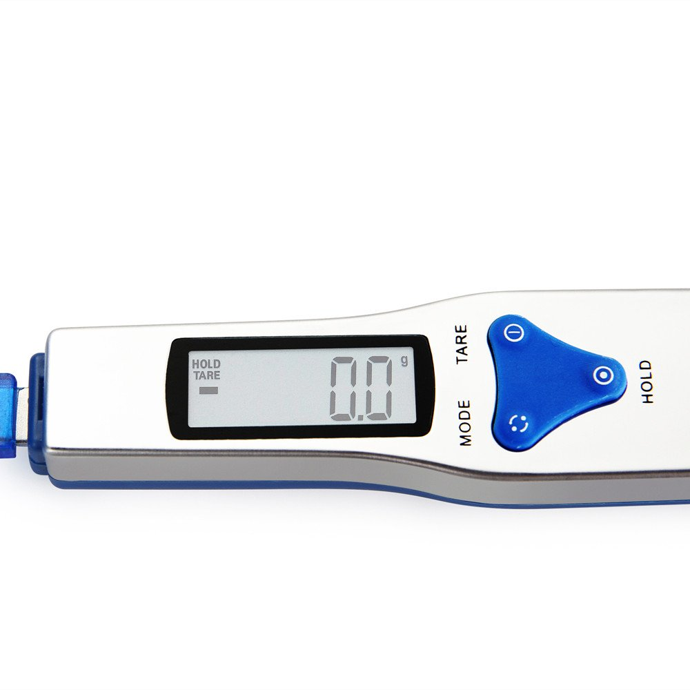 Spoon Scale - Digital Scale Spoon LCD Display Kitchen Spoon Scale 500G/0.1G Electronic Measuring Spoon Scales with 2 Detachable Weighing Spoons image number 1