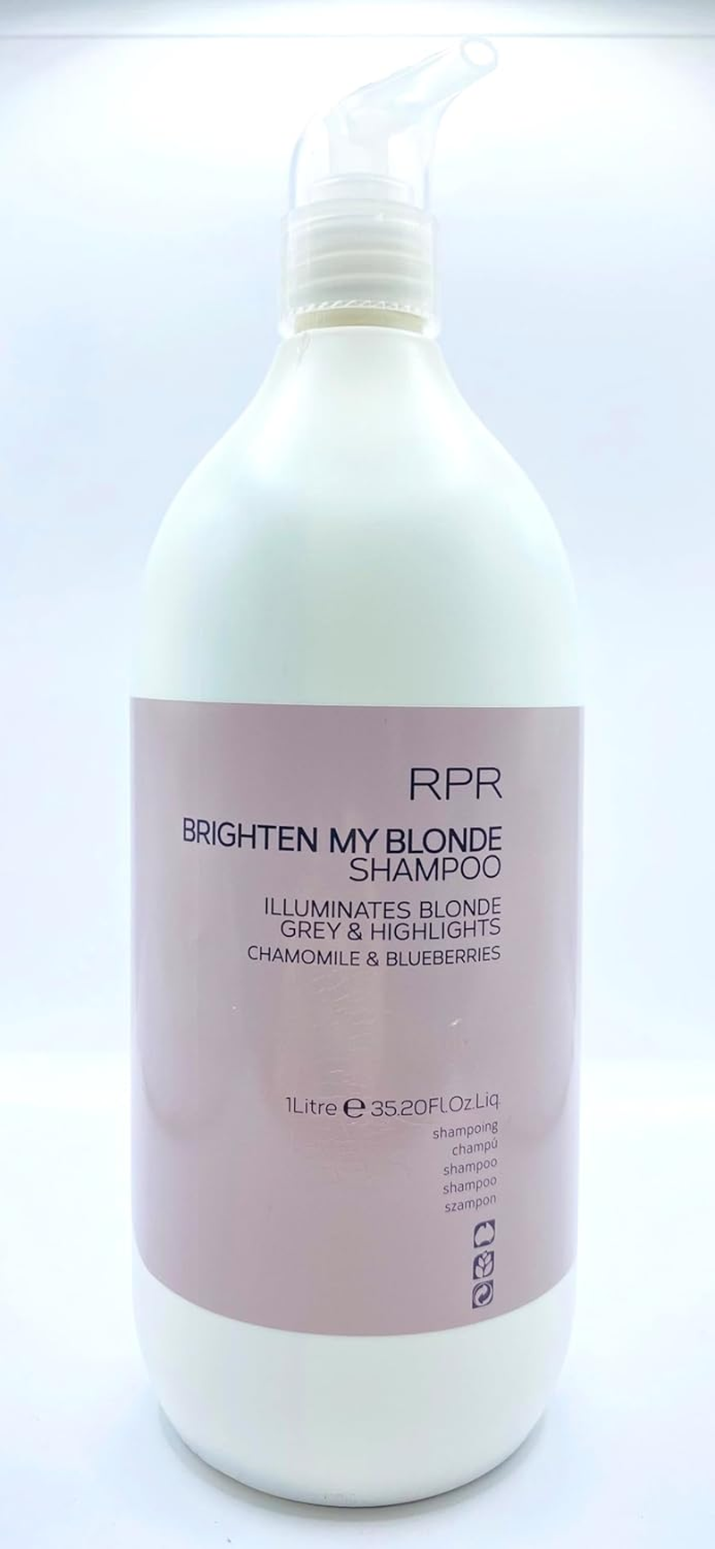 RPR Brighten My Blonde Shampoo 1000 Ml and Conditioner 1000 Ml Set image number 1