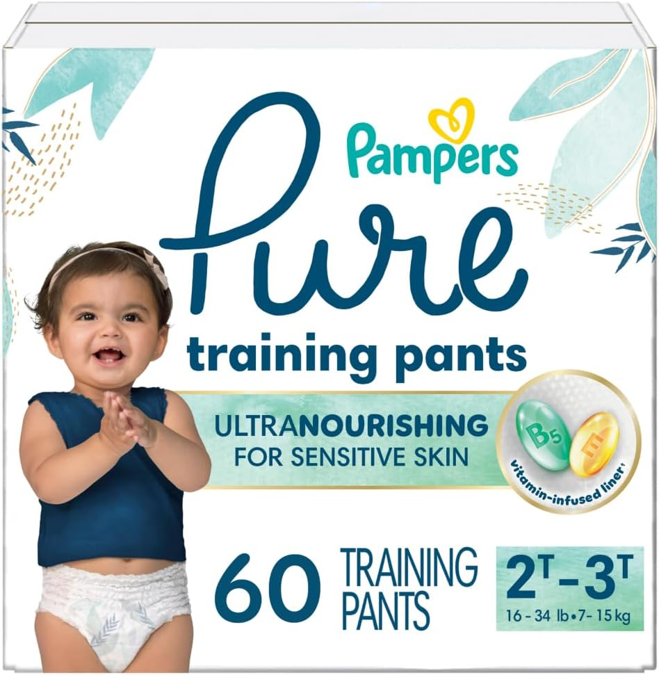 Pampers Pure Protection Training Underwear, Baby Shark, Size 4 2T-3T, 60 Count image number 4