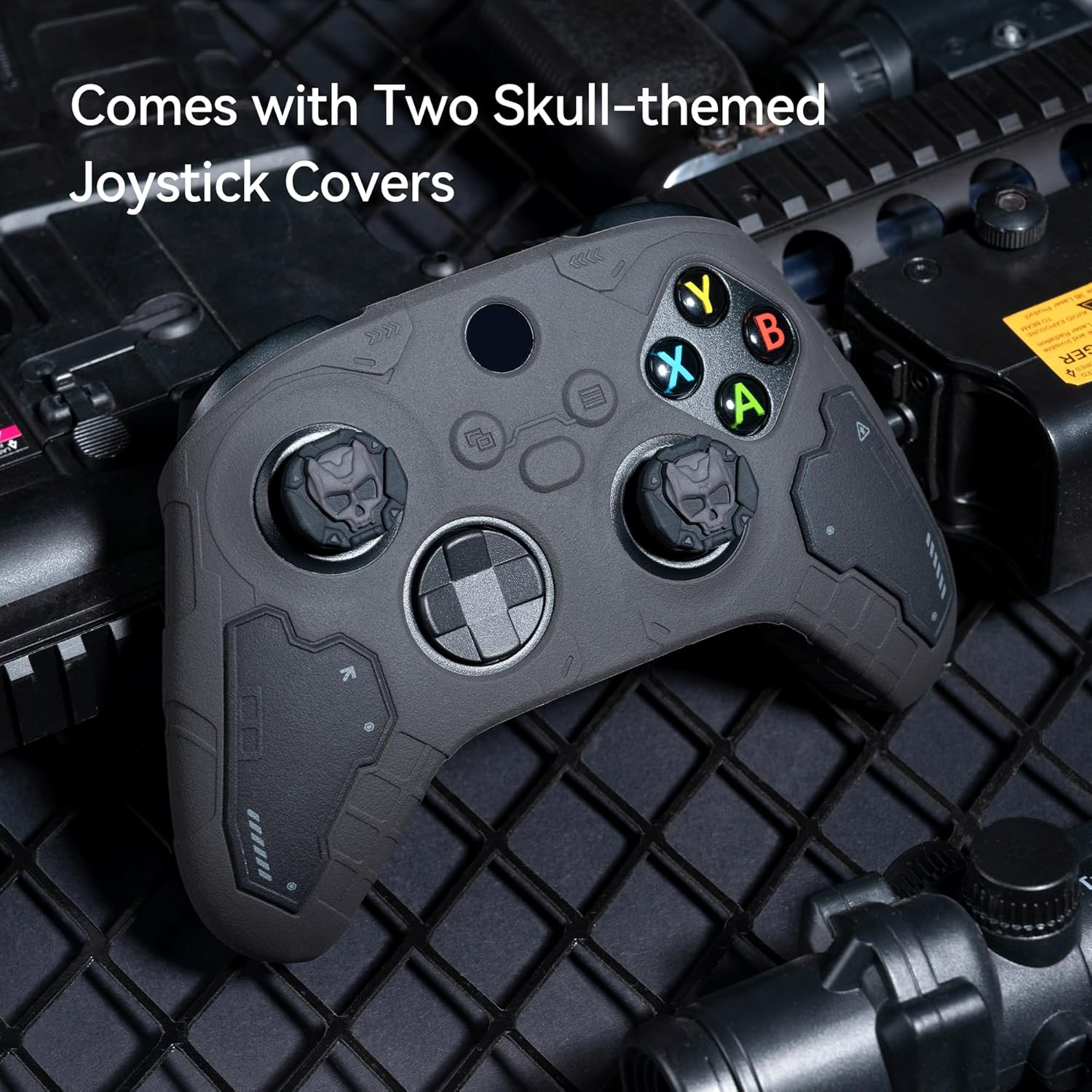 G.S.TAC Edge Compatible with Skin Xbox Series X/S Controller, Anti-Slip Silicone Protective Cover Skin Case with 2 Thumb Grip Caps image number 6