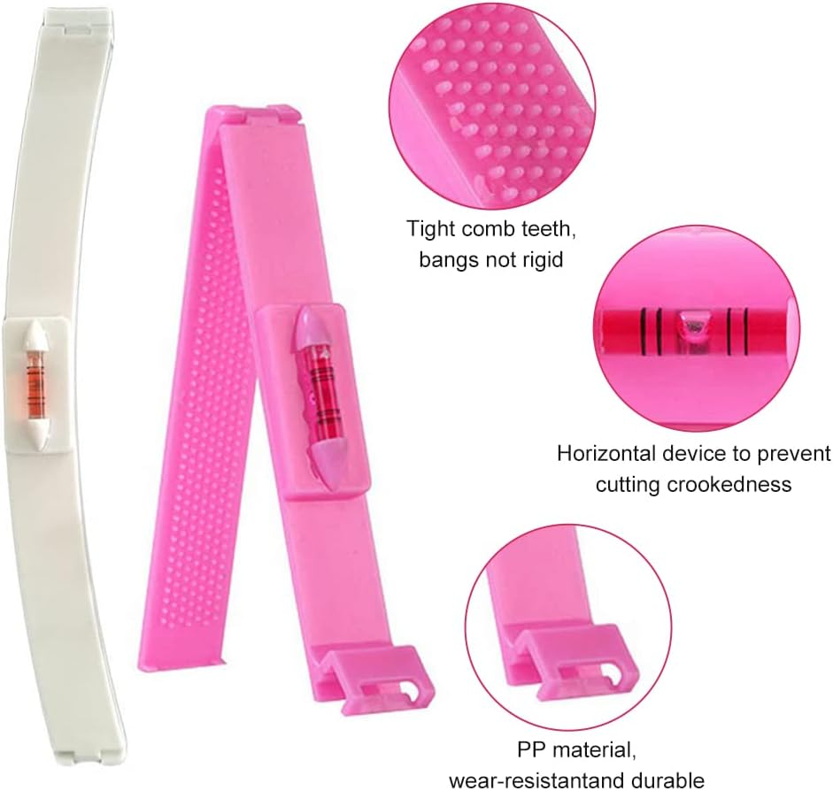 Hair Cutting Aid Clip Advanced Hairdressing Assistant with Clip, DIY Home Trimmer Styling for Layered Bangs, Coils, Double Trim