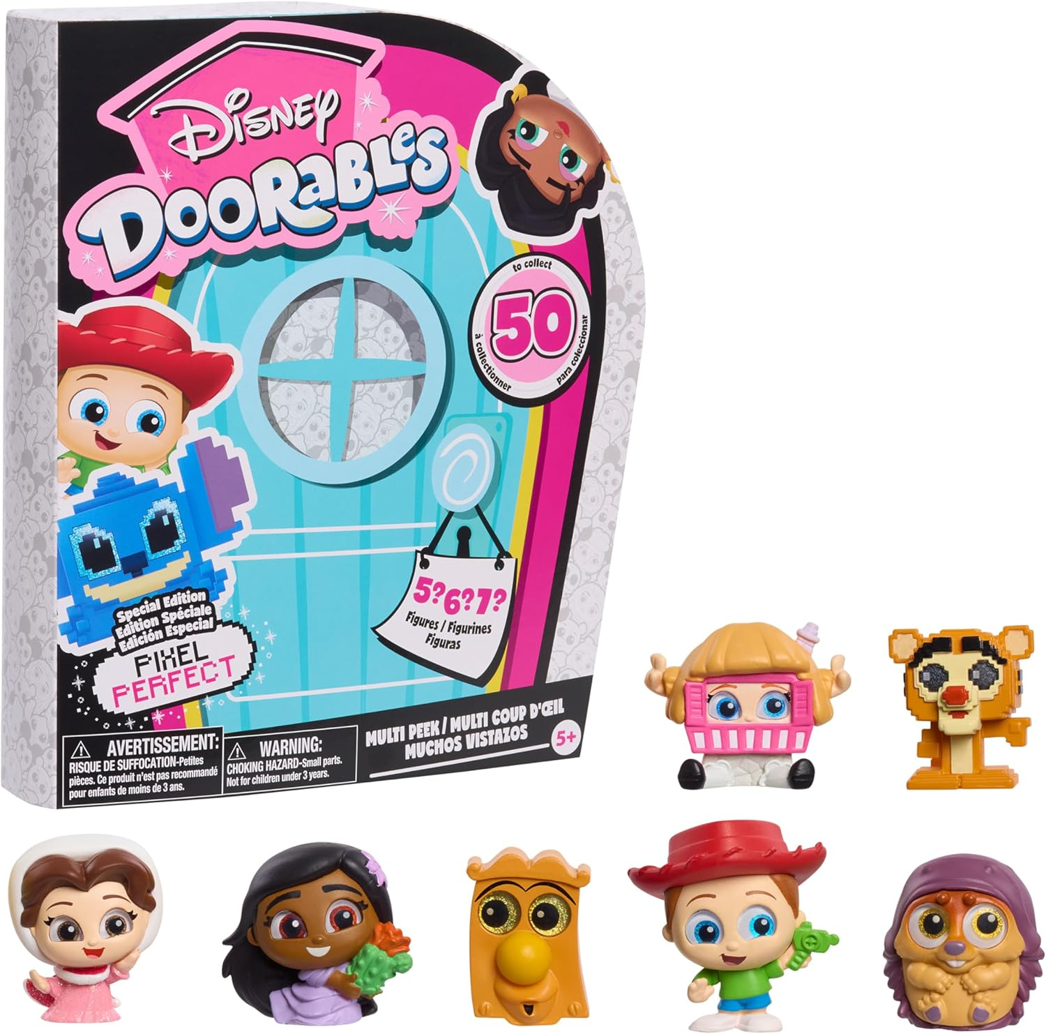 Disney Doorables Pixel Perfect Multi Peek, Surprise 1.5-Inch Collectible Figurines behind Every Door, Kids Toys for Ages 5 up by Just Play image number 5