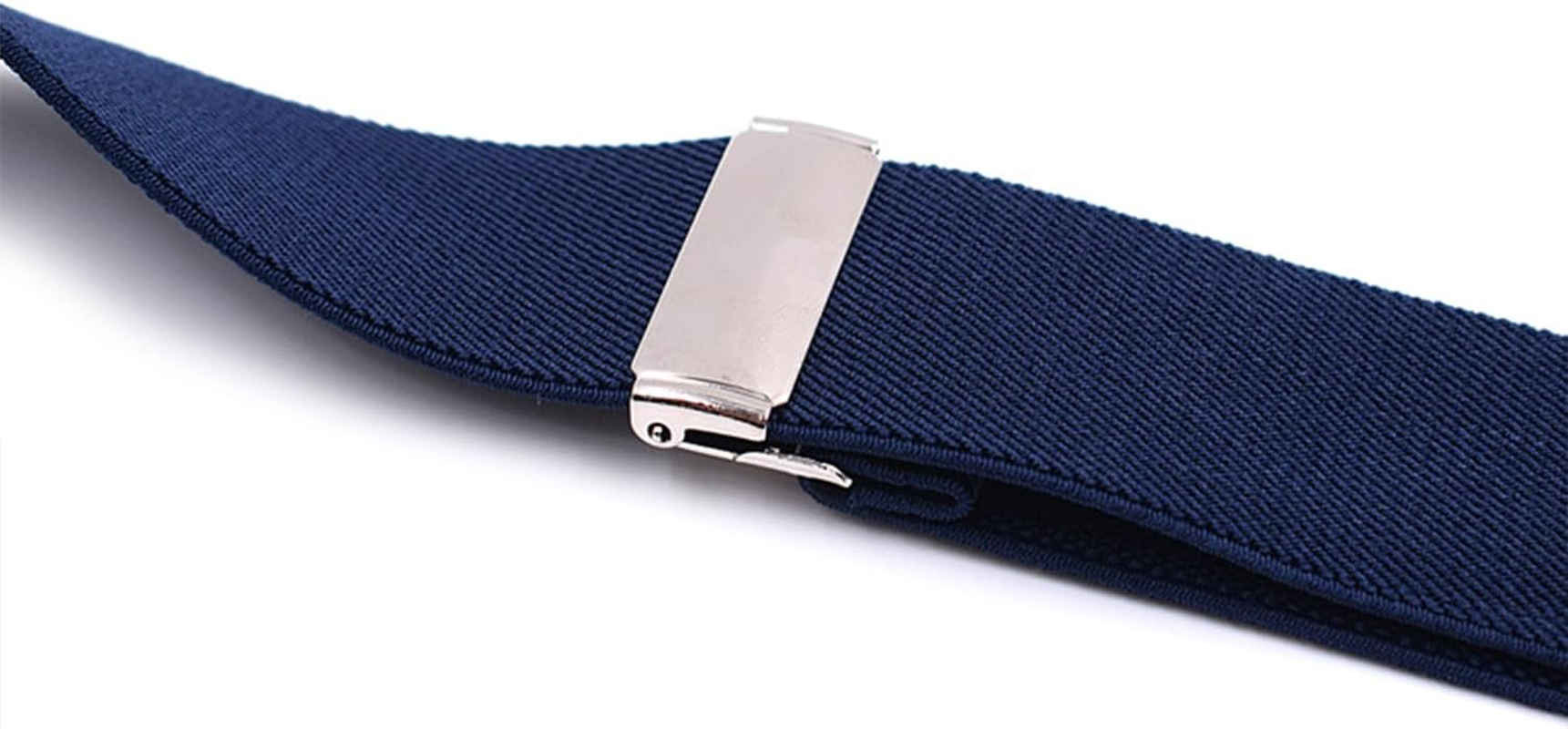 Suspenders for Men,Adjustable Suspenders with 3 Hooks,Elastic Straps Design,Y-Back Costume Suspender Heavy Duty for Work by H HOME-MART - Coffee image number 2