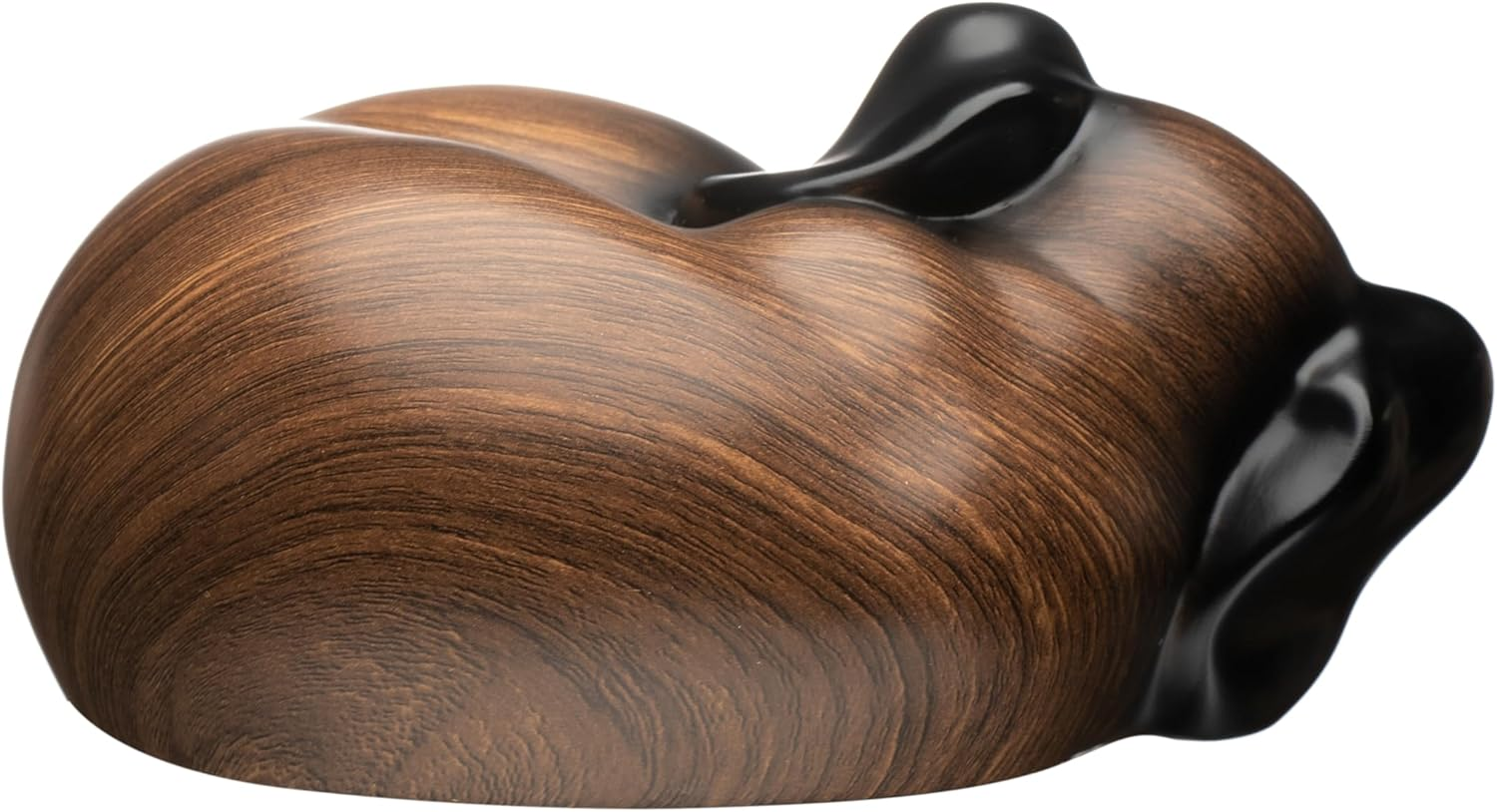 Kriss Art Pet Urns, Sleeping Resin Urn, Dog Urn for Ashes, Small Animal Urn (Black Walnut).. image number 6
