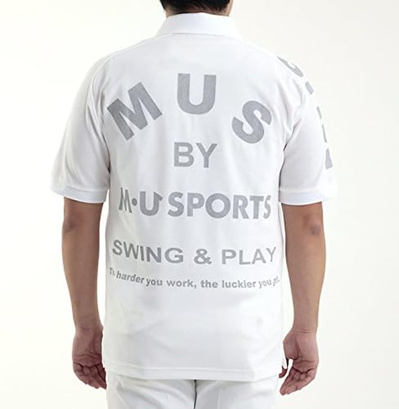 MU Sports 700U2050 2016Ss Men'S Wear Medium Short Sleeve Shirt White L Size image number 2