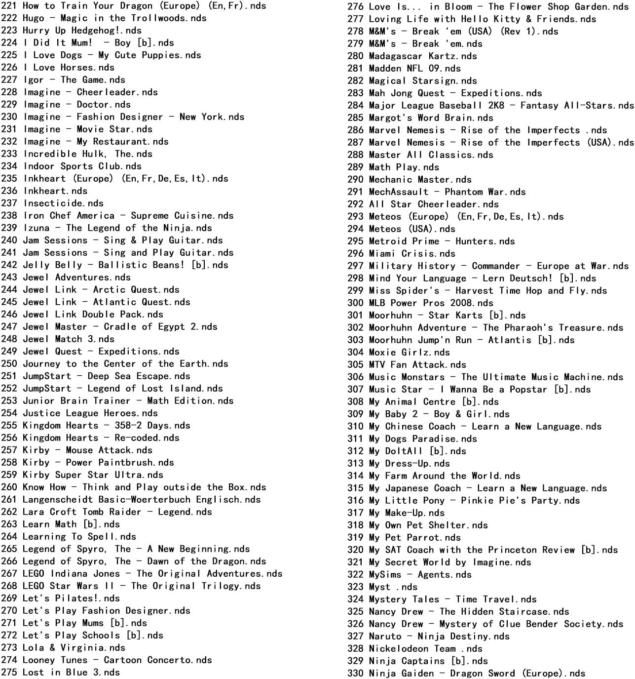 510 in 1 Games DS Games NDS Game Card Cartridge Super Combo for DS NDS NDSL Ndsi 3DS 2DS XL