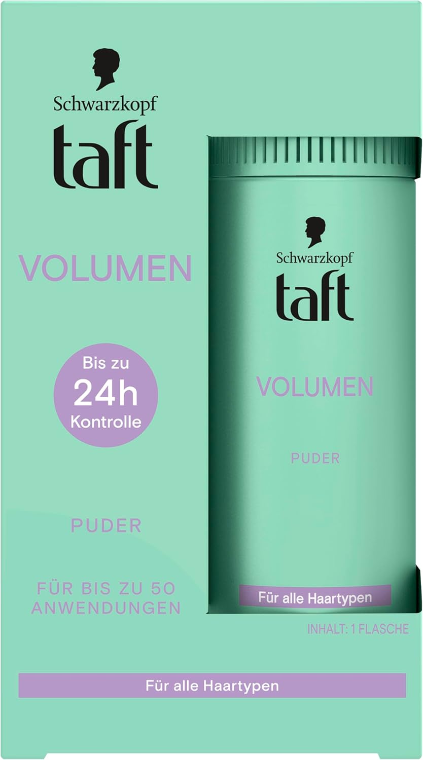 Schwarzkopf Taft Hair Styling Powder Volume (10 G), Volume Hair Powder for Fuller Looking Hair, for up to 50 Applications, Vegan Styling Powder image number 2