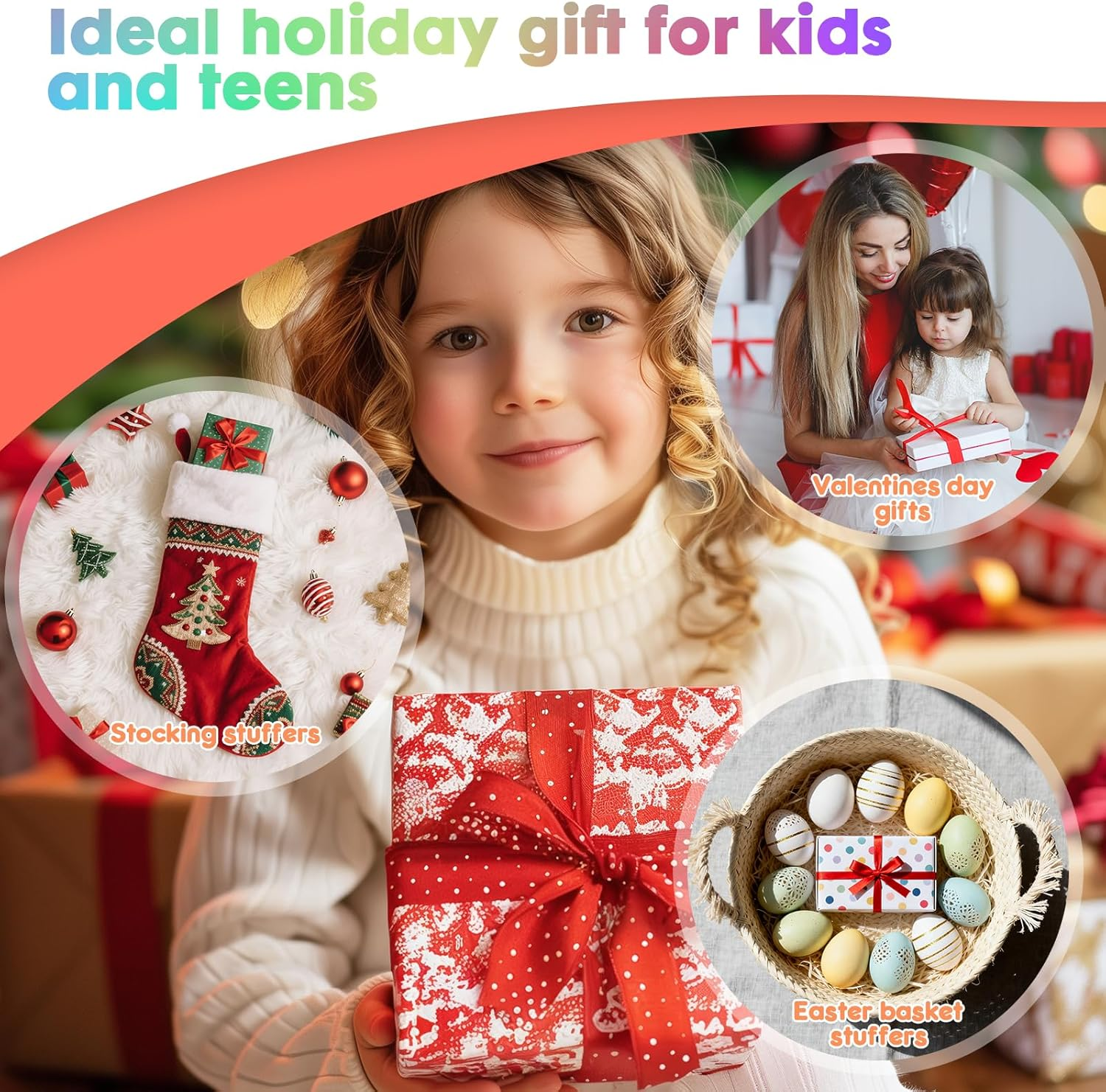 Nsxsu Rainbow Colouring Pencils for Kids, 7 in 1 Rainbow Pencil, Multicoloured Pencils, Art Supplies for Children Drawing, Colouring, Sketching, School Classroom (12 Pieces) image number 4