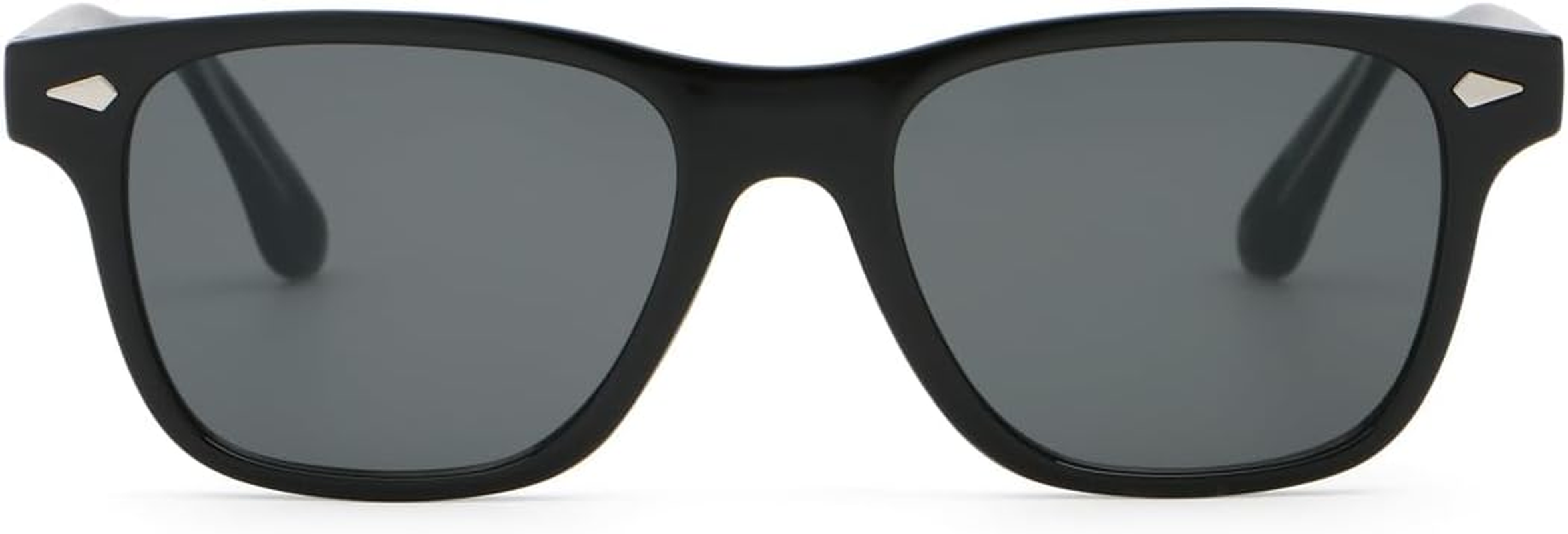 Square Sunglasses Men Women UV400 Eyewear Fashion Sunglasses CP Frame Glasses Acetate Temple - Brown image number 4