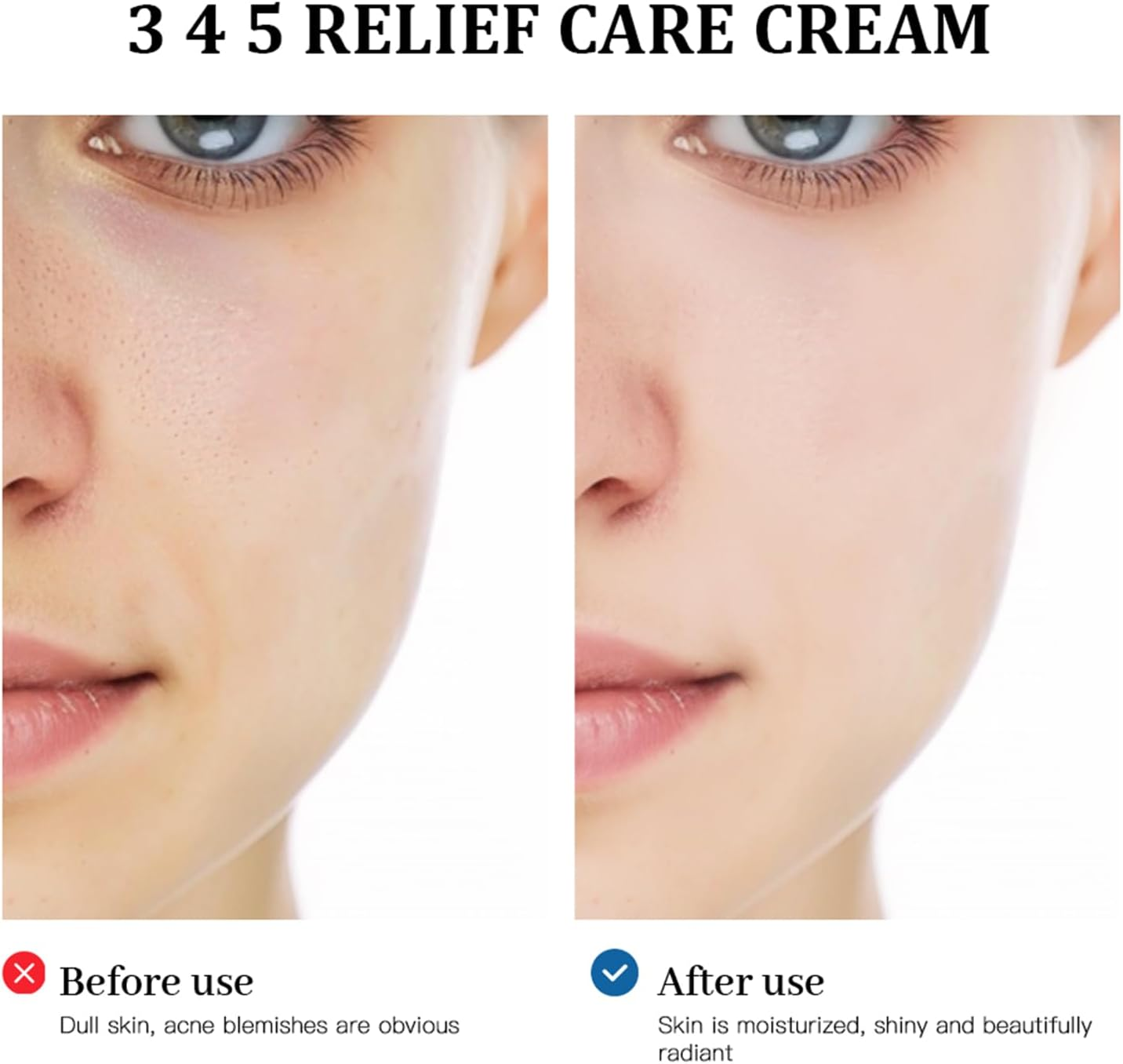 345 Face Cream for Soft & Comfortable Skin, Silky Non-Greasy Formula, Provides Nourishment and a Refreshing Finish Suitable for All Skin Types - 50Ml image number 3