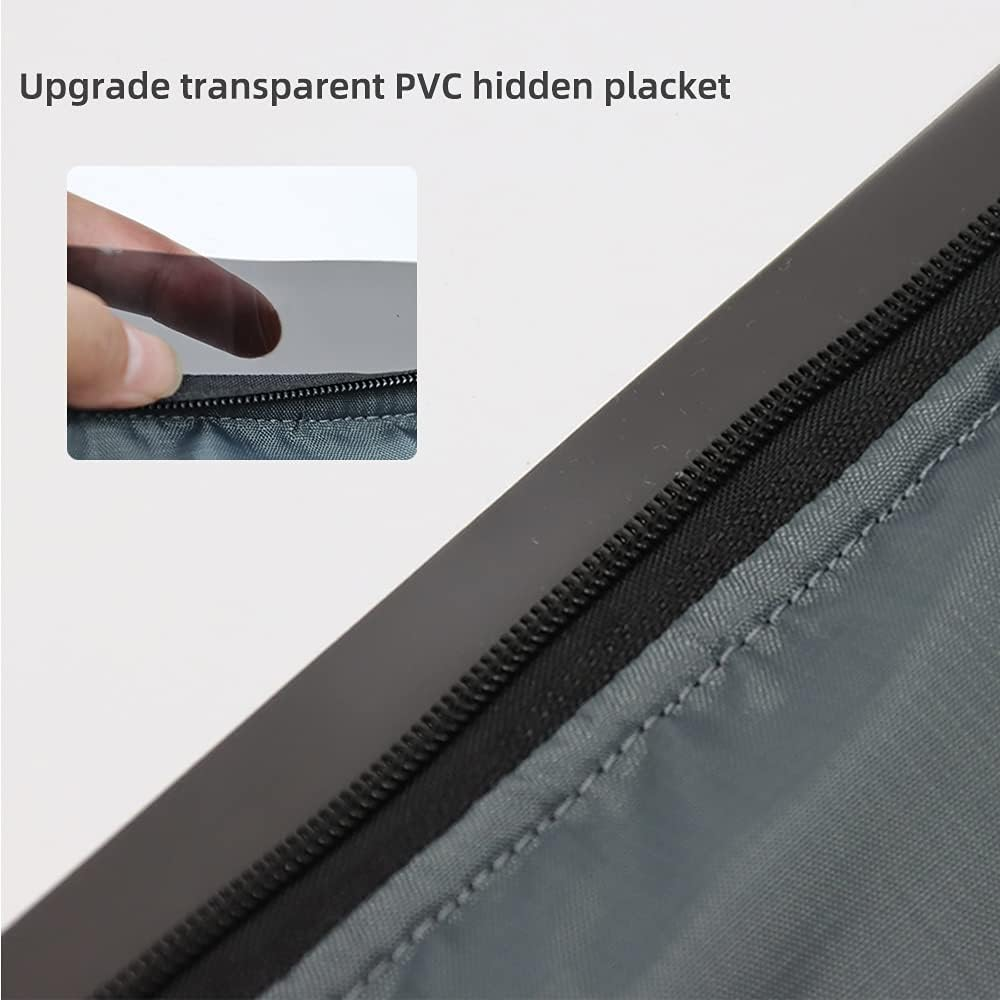 Velmoriah Dog Winter Coat Reflective Dog Jacket with Adjustable Buckle, Fleece Turtleneck, Zipper, Double D-Rings, Waterproof & Windproof for Small Medium Large X-Large Dogs (Black, 3XL) image number 6