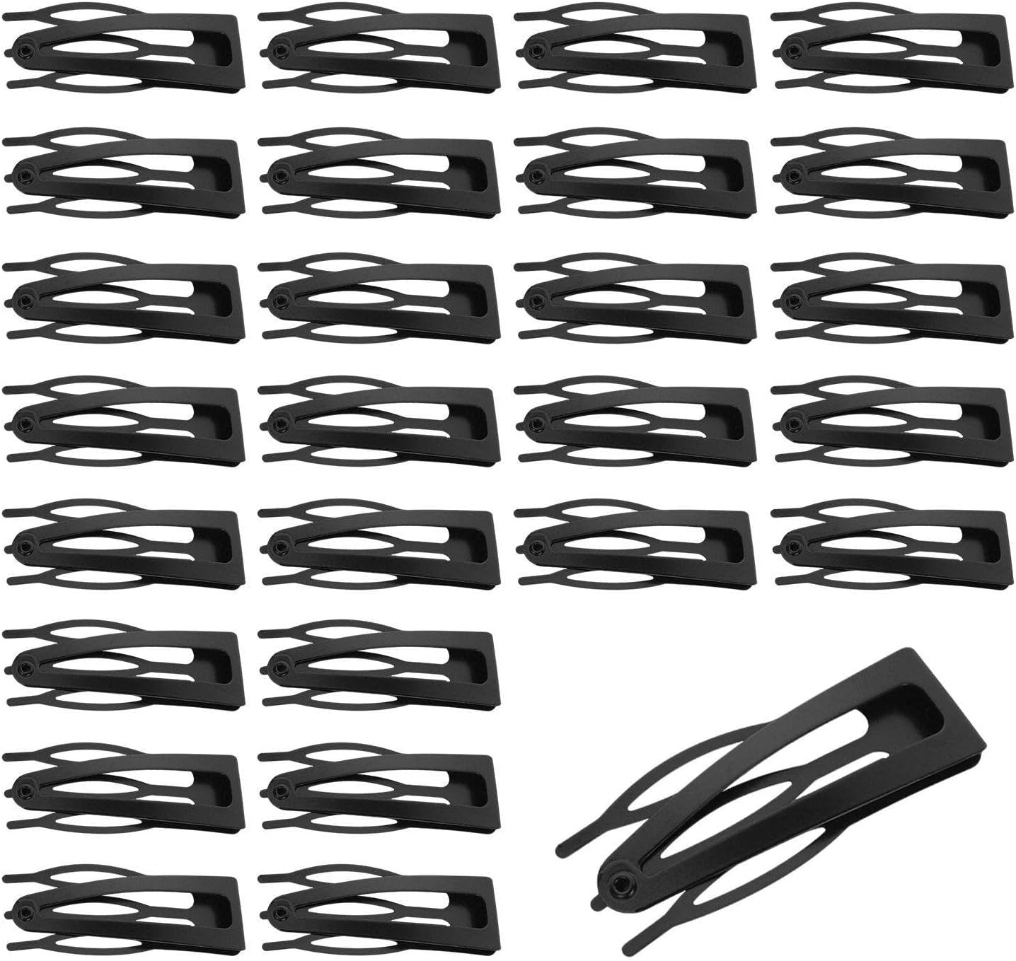 26 Hair Pins for Snap Button, Simple Side Hair Pins, Fashionable and Versatile Hair Accessories, Metal Hair Tray Tools, Hairstyle Accessories image number 5