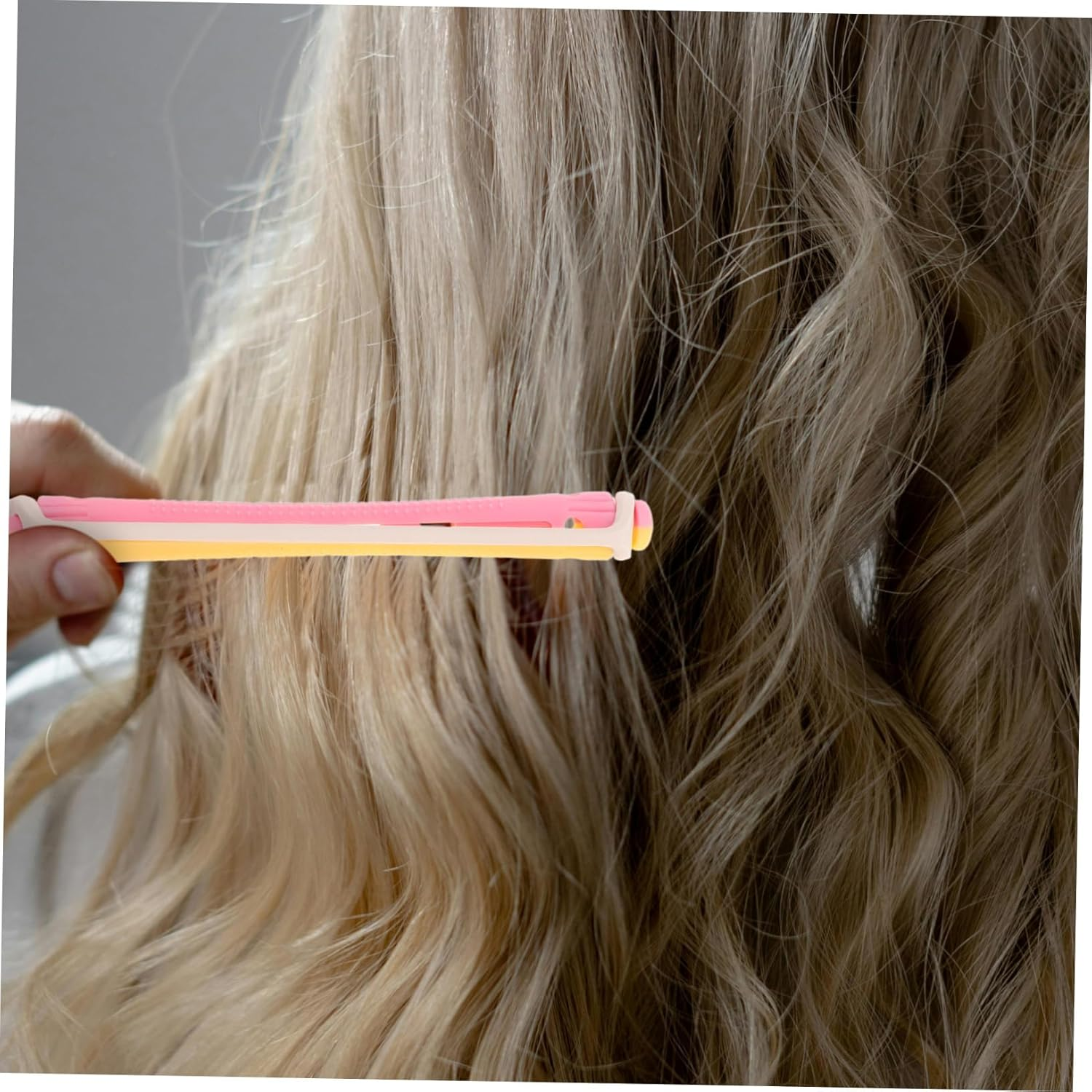 Generic 24Pcs Flexible Perm Rods for Curling Hair Durable Plastic Hair Rollers for DIY Styling Home Hairdressing Essentials Ample Tools for Creating Curls and Waves image number 3