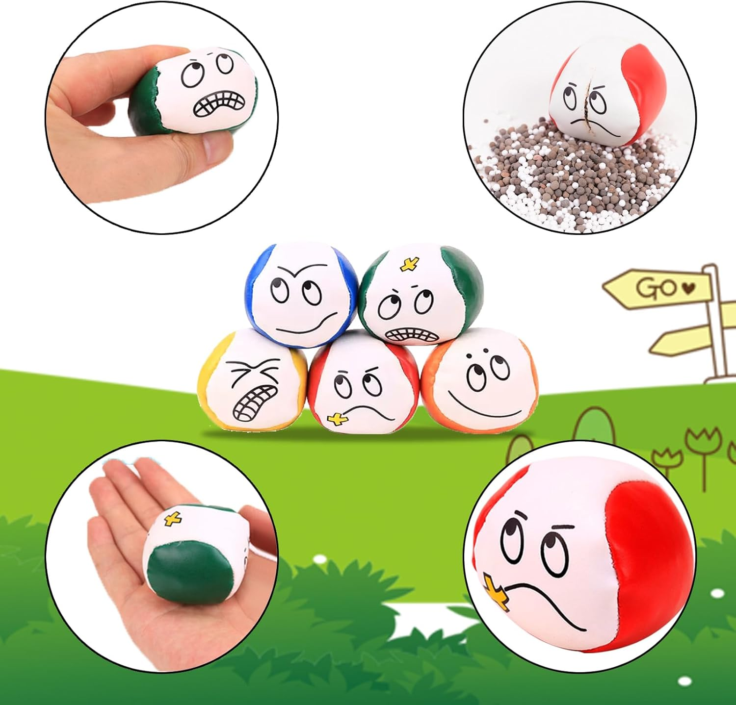 Juggling Balls for Beginners 12 Pieces Juggling Ball Set Juggling Balls Children for Indoor and Outdoor Use image number 5