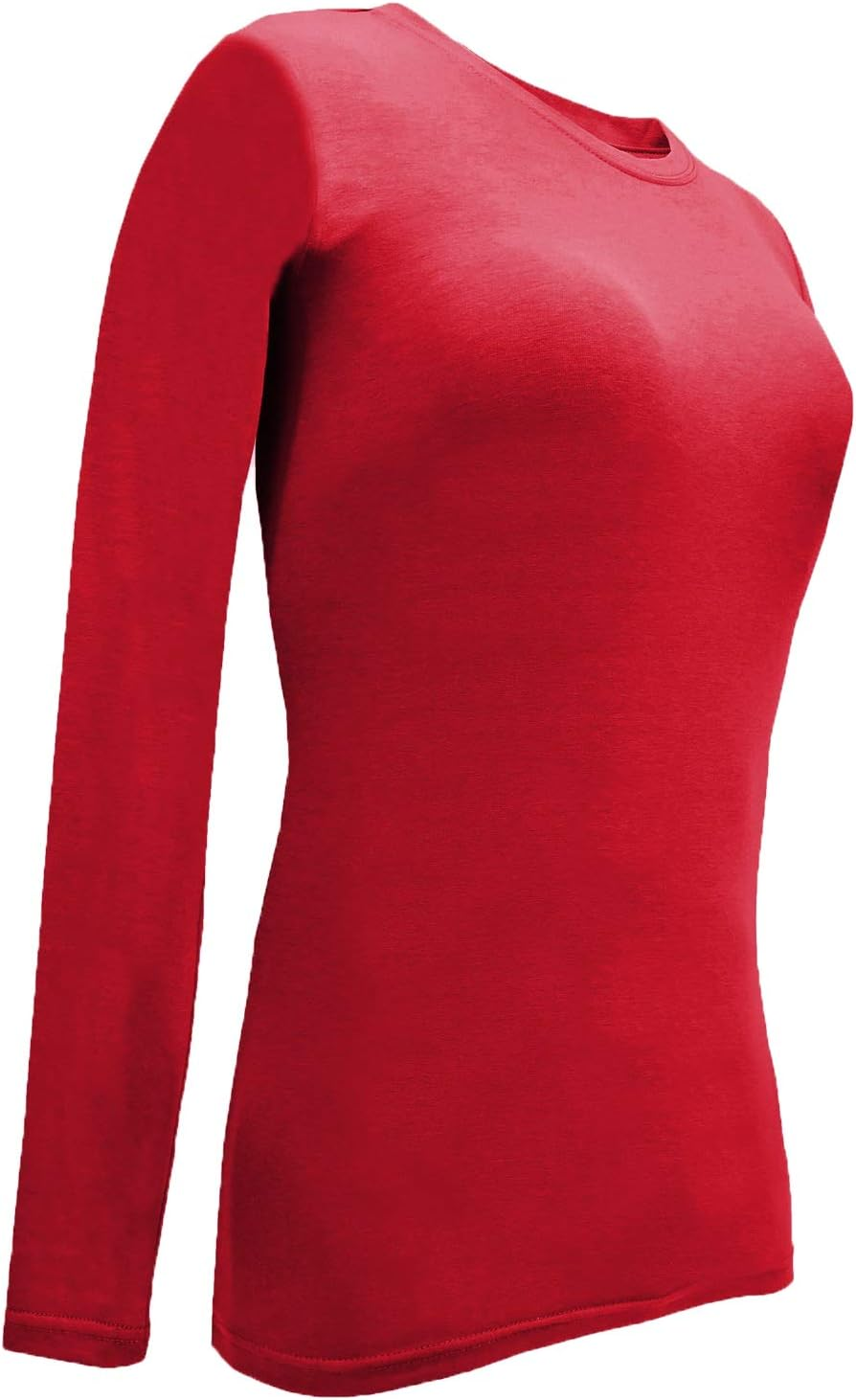 Natural Uniforms Women'S under Scrub Tee Crew Neck Long Sleeve image number 7