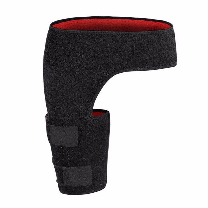 AIMALL Groin Pain Relief Thigh Support &ndash; Adjustable Hip Compression Brace for Sciatic Nerve, Hamstring, and Injury Recovery &ndash; Neoprene Strap for Men & Women image number 1