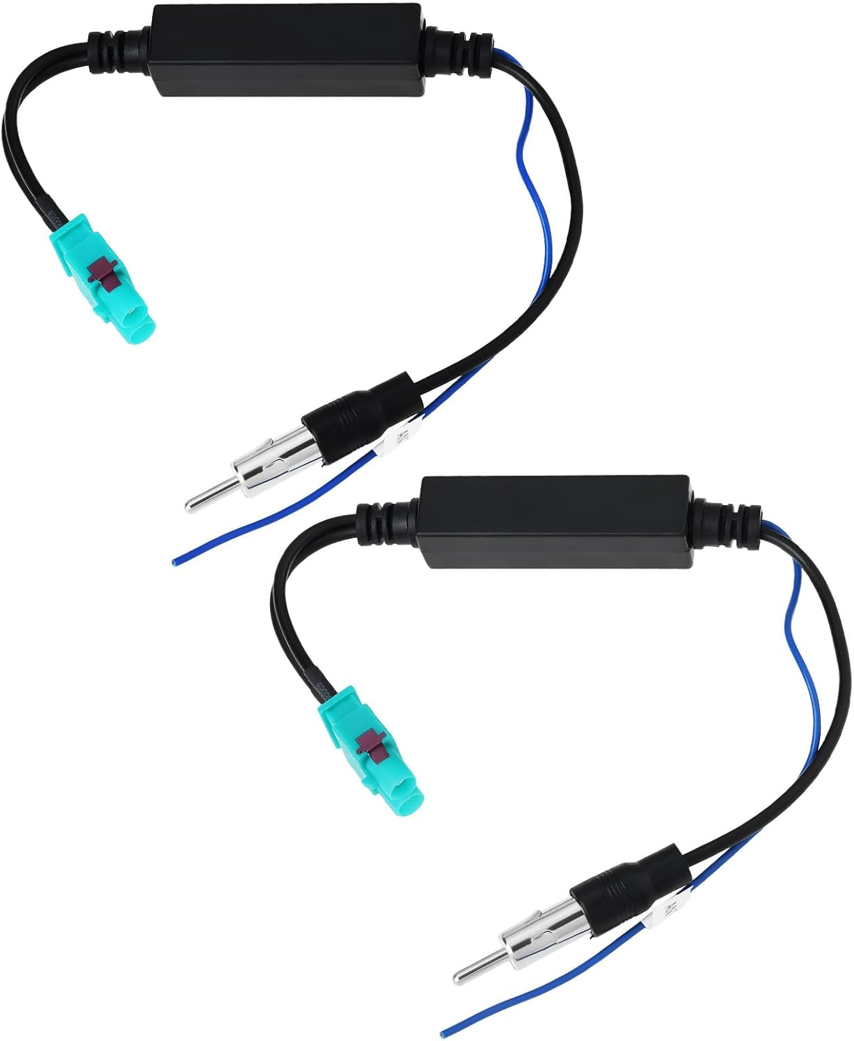 2Pcs Dual FAKRA Head Radio Antenna Conversion Cable Compatible with VW image number 4