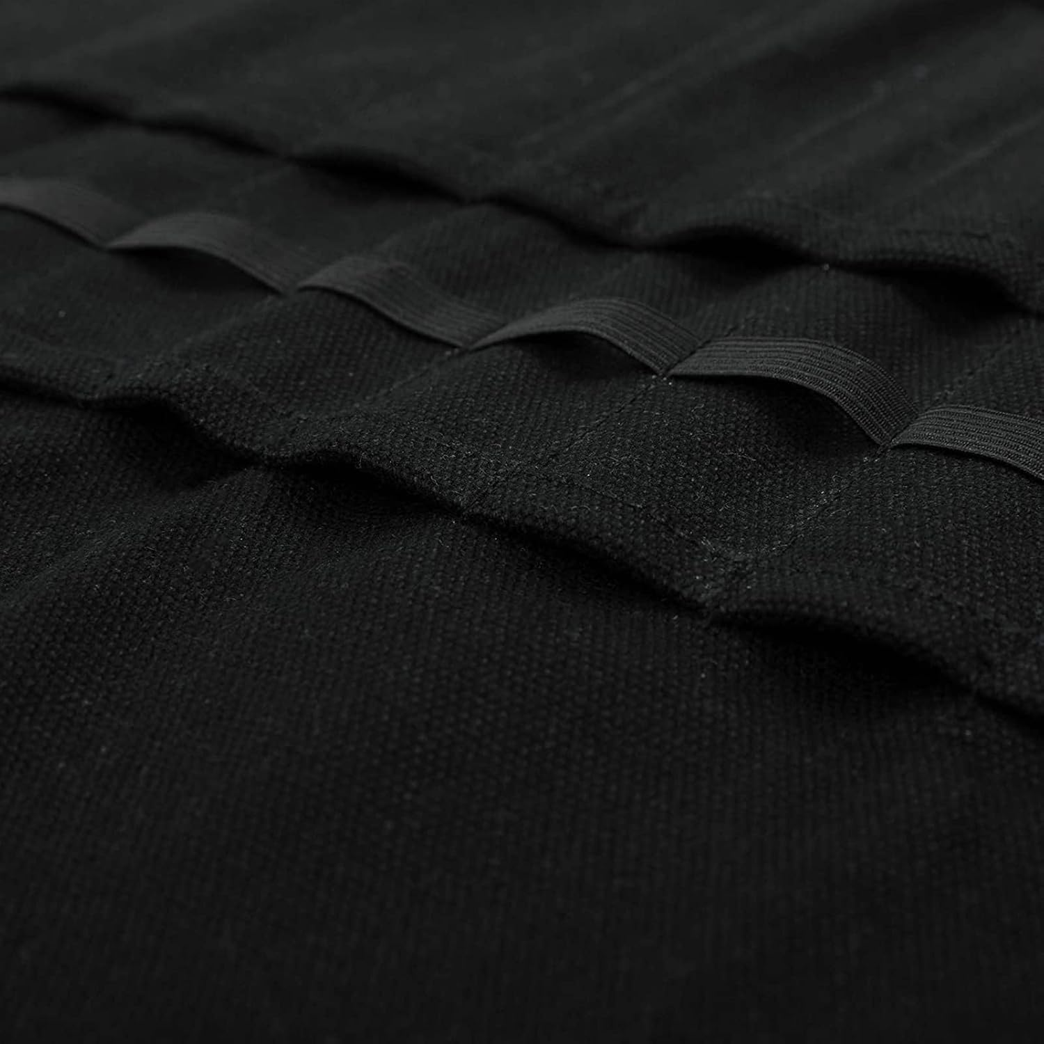 Paint Brush Roll Canvas Pouch, 30 Slots Holder Roll up Bag, Artist Acrylic Oil Watercolour Case, Student Draw Pen Gouache Watercolor Oil Storage (Black) image number 5