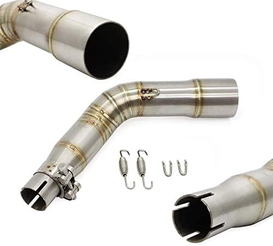 For Piaggio Vespa GTS 250 300 2017 2020 Stainless Steel Exhaust Middle Pipe Motorcycle Accessories