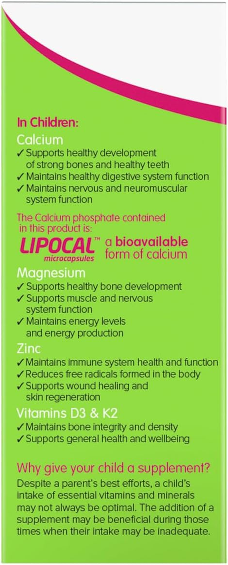 Brauer Kids Liquid Calcium with Magnesium & Zinc - 200ML image number 2