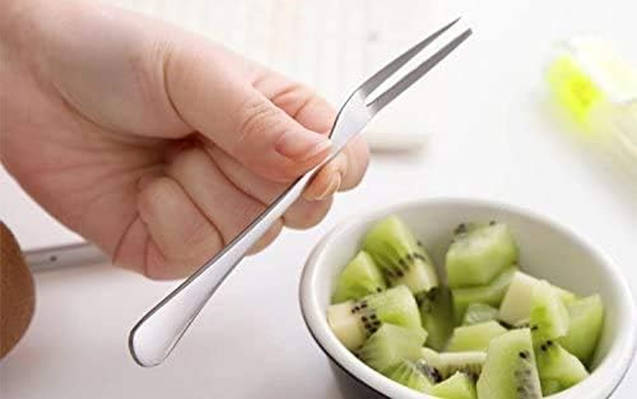 LY-ONE 10 Pcs Cocktail Forks for Appetizers, Fruit, Dessert, Cake and Tasting