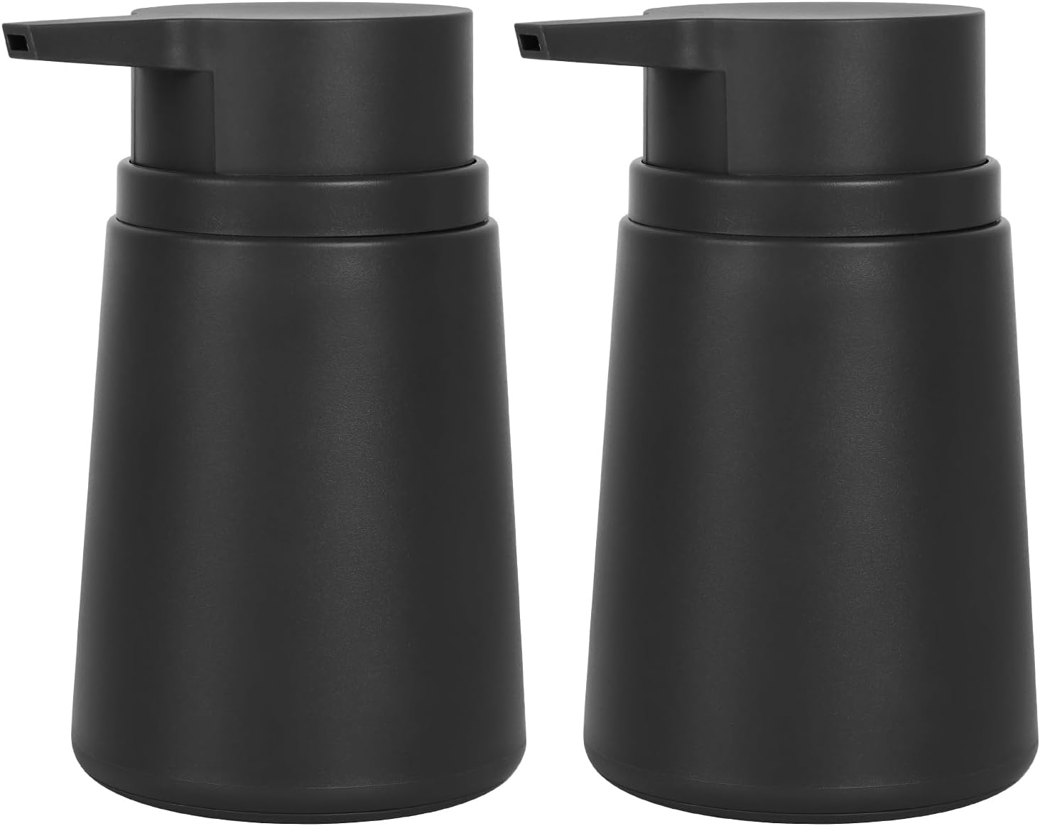 Topsky Soap Dispenser with Plastic Pump, 320Ml Liquid Hand Soap Dispenser, Rustproof Pump for Kitchen & Bathroom, Great for Lotions, Essential Oil, Liquid Soaps, 2 Pack (White)