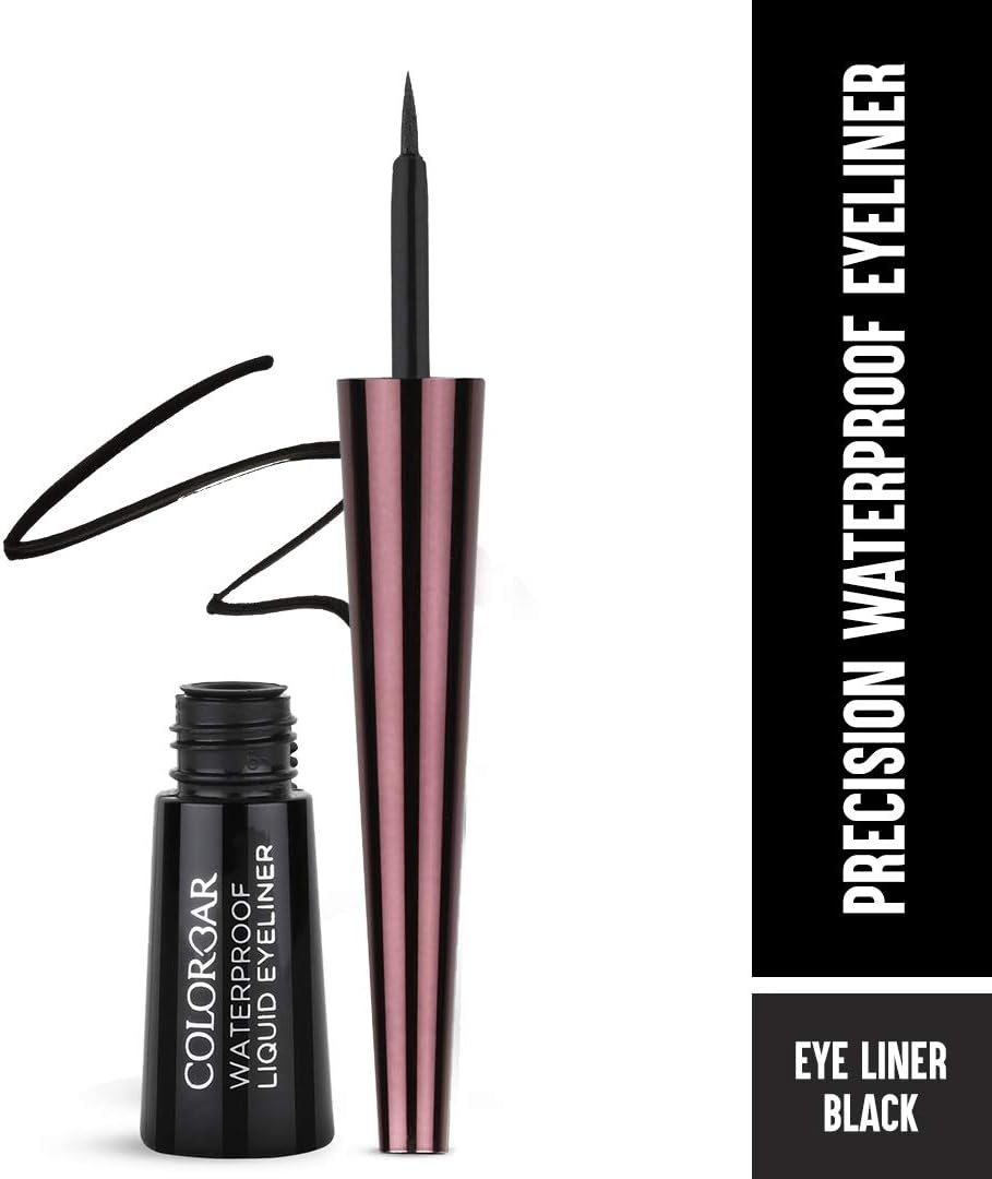 Colorbar Waterproof Liquid Eyeliner, Black - HRD Global Store image number 4