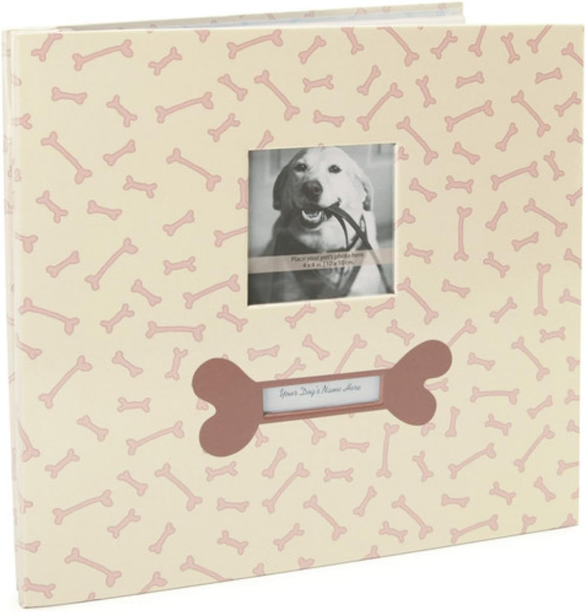 MBI 13.2X12.5 Inch Bold Fashion Collection 12X12 Inch Pages, Dog with Photo Opening (865982)