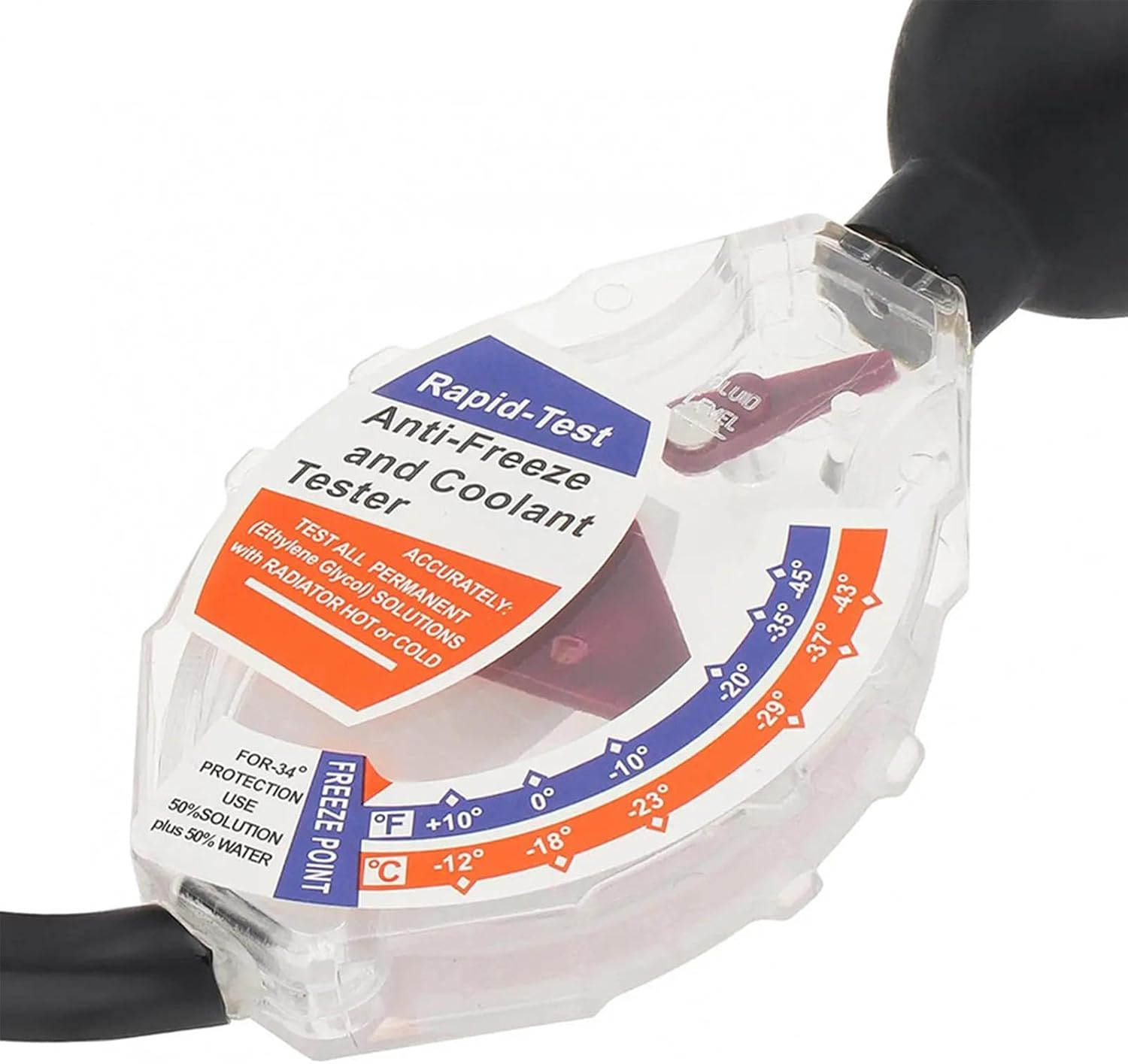 Fbinys Automotive Antifreeze Refractometer, Multifunctional Radiator Coolant Tester, Antifreeze Tester, Portable Coolant Tester, Accurate Antifreeze Measurement, Easy-To-Use Automotive Tool, Coolant image number 2