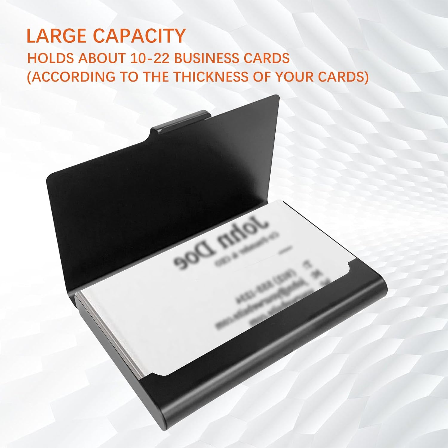 4 Pack Professional Business Card Holder Case Slim,Aluminum,Credit Card Organizer for Men Women, Thin image number 2