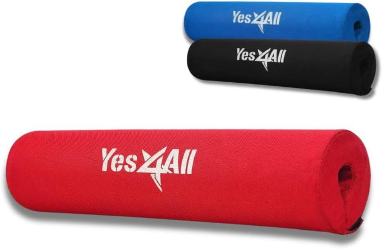 Yes4All Olympic Barbell Pad, Foam Squat Pad for Neck & Shoulder Support, Hip Thrust & Weight Lifting Cushion
