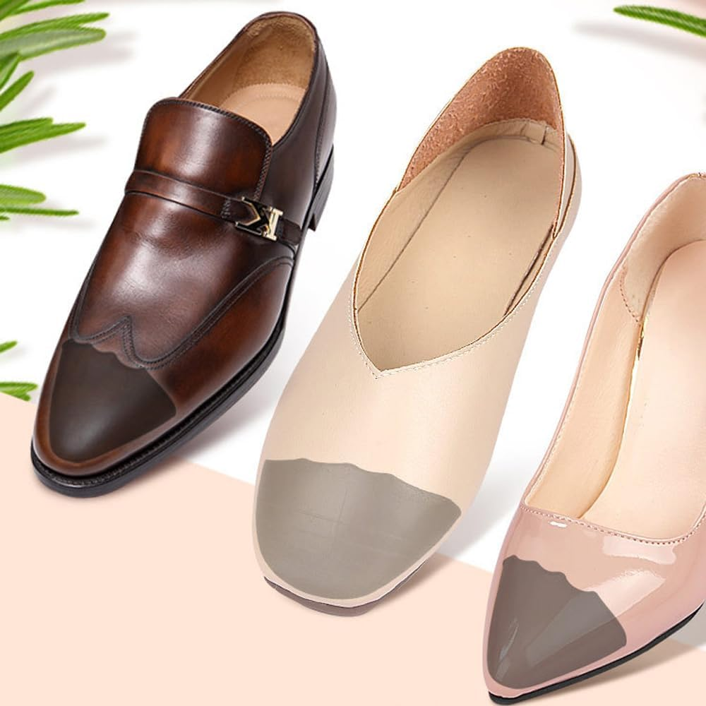 Toe Filler Inserts, Shoe Filler Inserts for Loose Shoe, 2 Pairs Toe Cushion Fillers Make Shoes Fit,Half-Size Insoles Shoe Too Big for High Heels,Toe Cushion Fillers Half Size Shoes Fitter,Black Round image number 4