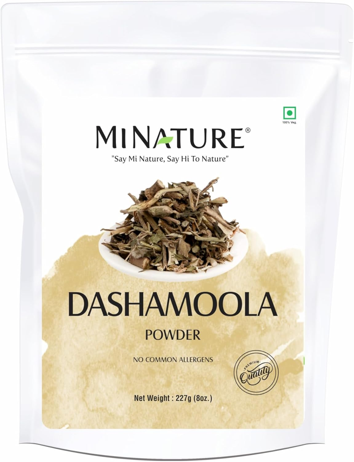 Mi Nature Dashamoola Powder| 10 Dried Herbs| Also Called Dashamula, Dashmulam or Dashamul | Made in India| 227Gram (1/2Lb)(8Oz) image number 3