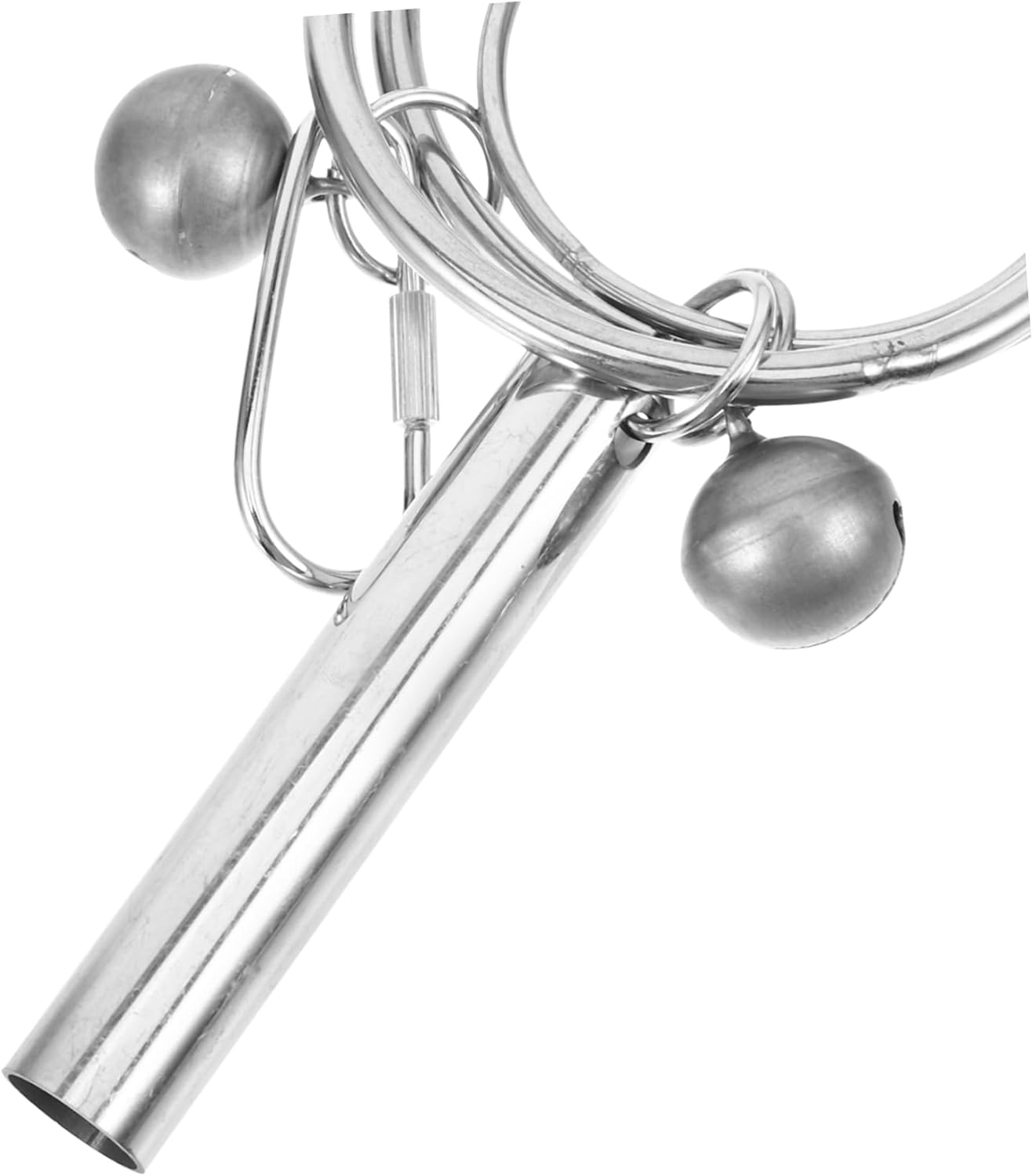 VILLFUL Parrot Toys for Large Birds Metal Bells Pendant Bird Cage Pendant Bell Hanging Decor image number 6