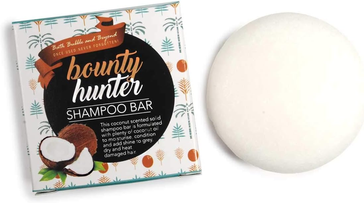 Bounty Hunter - White Coconut Grey Dry Damaged Hair Shampoo Bar Gift Boxed 50G image number 1