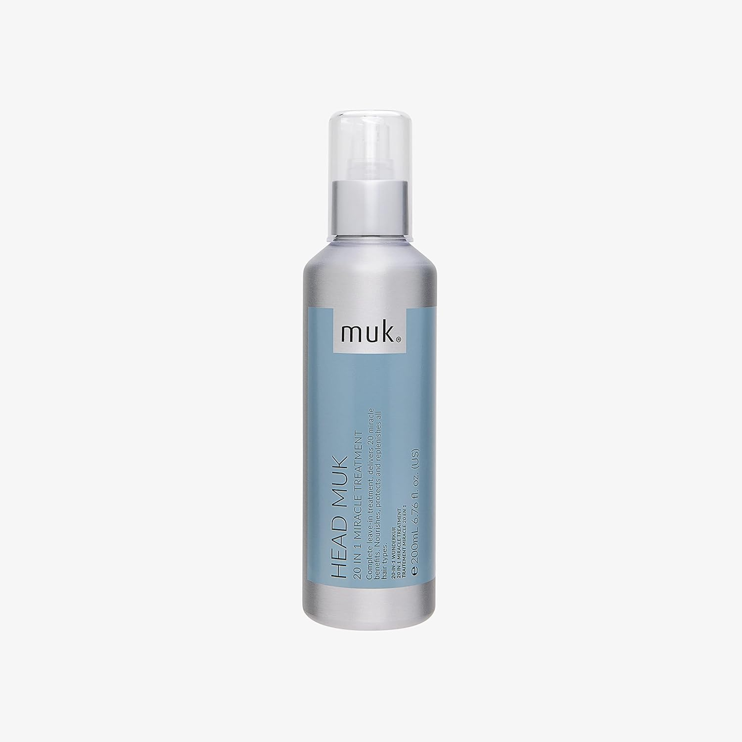 MUK. Head Muk 20 in 1 Miracle Hair Treatment. Leave in Hair Treatment for All Types, Nourishes, Protects, Smooths & Adds Shine, Reduces Frizz, Breakage & Drying Time, 200Ml image number 6