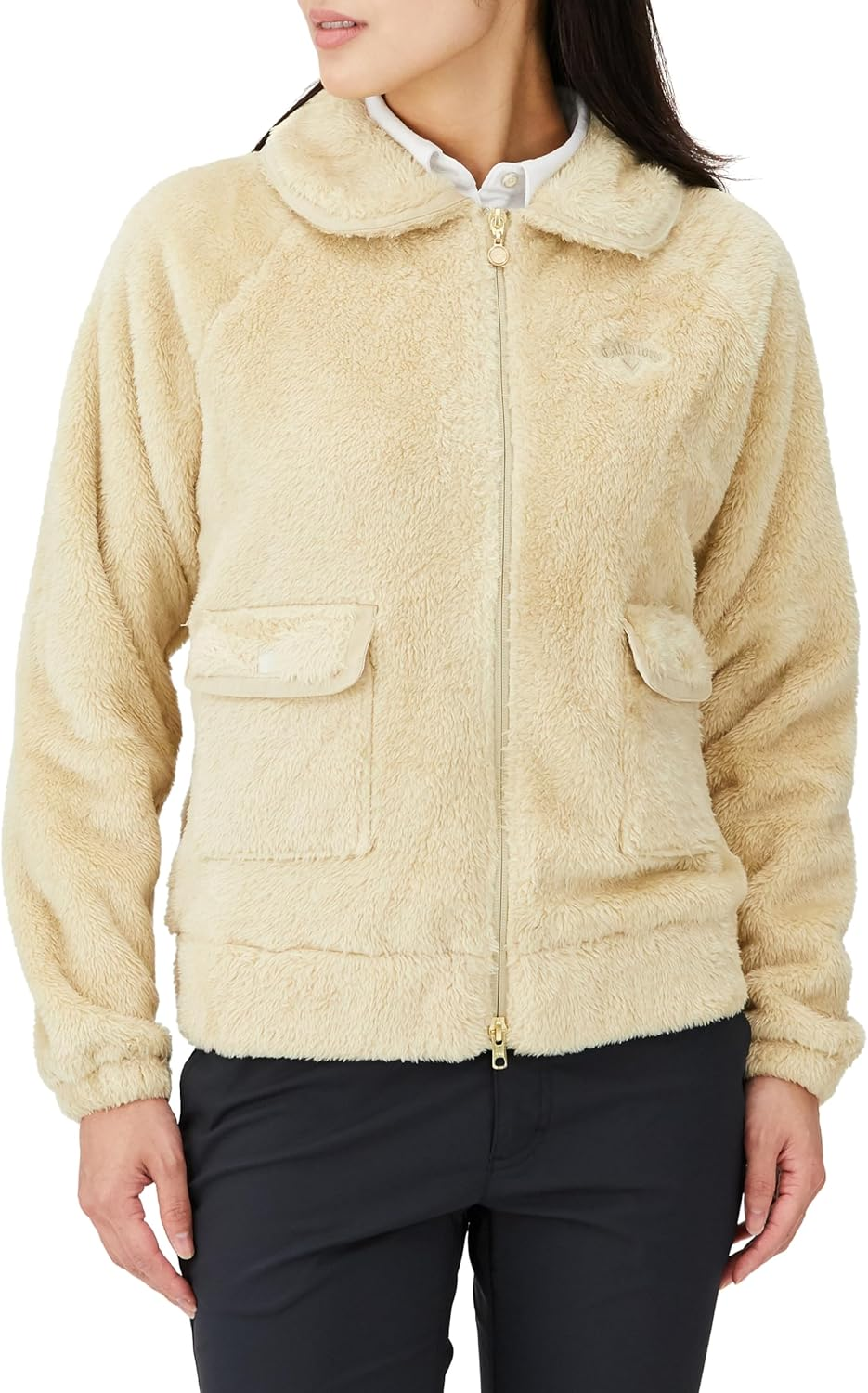 [キャロウェイ] レディース ボアフリースブルゾン (保温性) / ゴルフ / C23217206