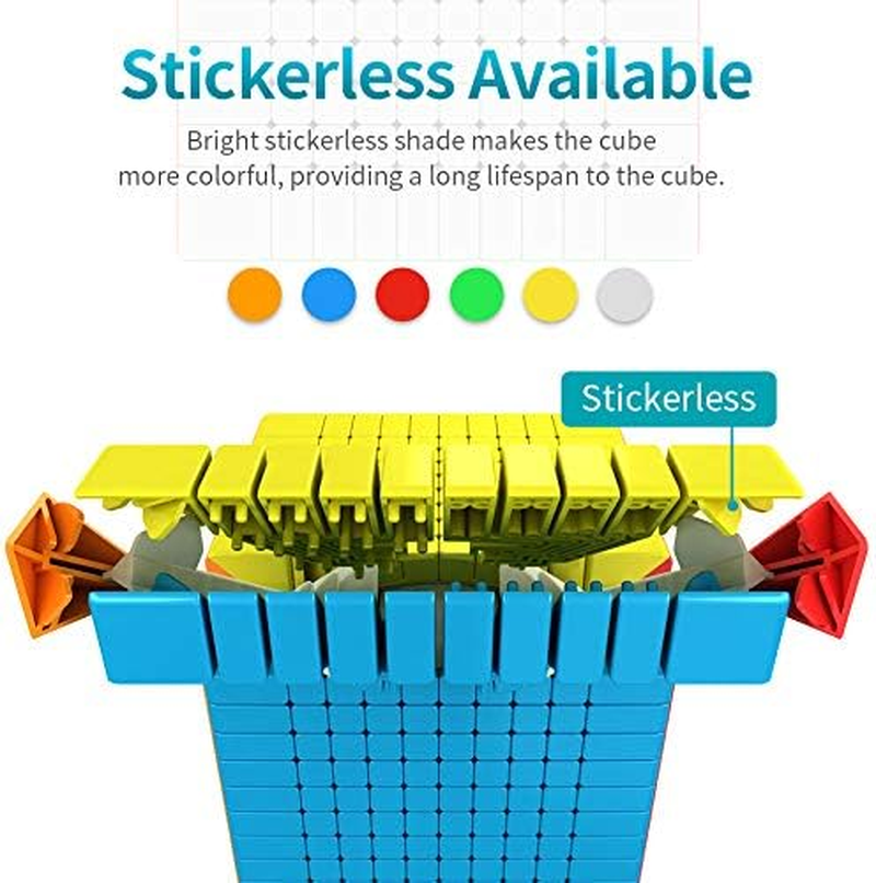 Willking Moyu Meilong 10X10 Speed Cube Stickerless Mofang Jiaoshi Meilong 10X10X10 Puzzle Cube Cubing Classroom 84Mm Speed Toys image number 1