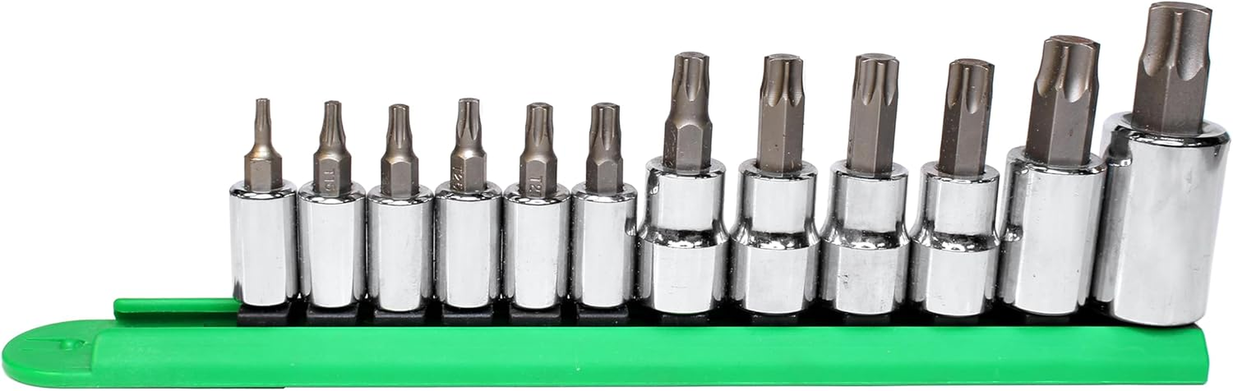 Mayhew Tools 16013 Torx Socket Bit Set, Chrome Plated, 12-Piece image number 5
