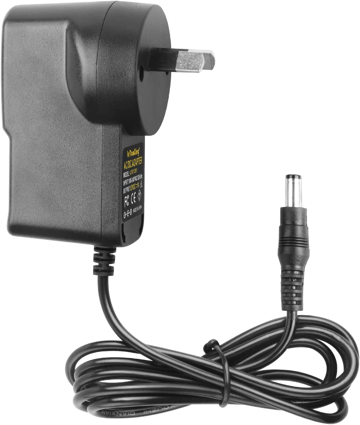 12V 3A Power Adapter, Cfsadapter AC 100V-240V to 12V 3A Power Supply Adapter AC to DC 5.5Mm X 2.5Mm 36W Switching Charger for LCD Monitor, Wireless Router, CCTV Cameras