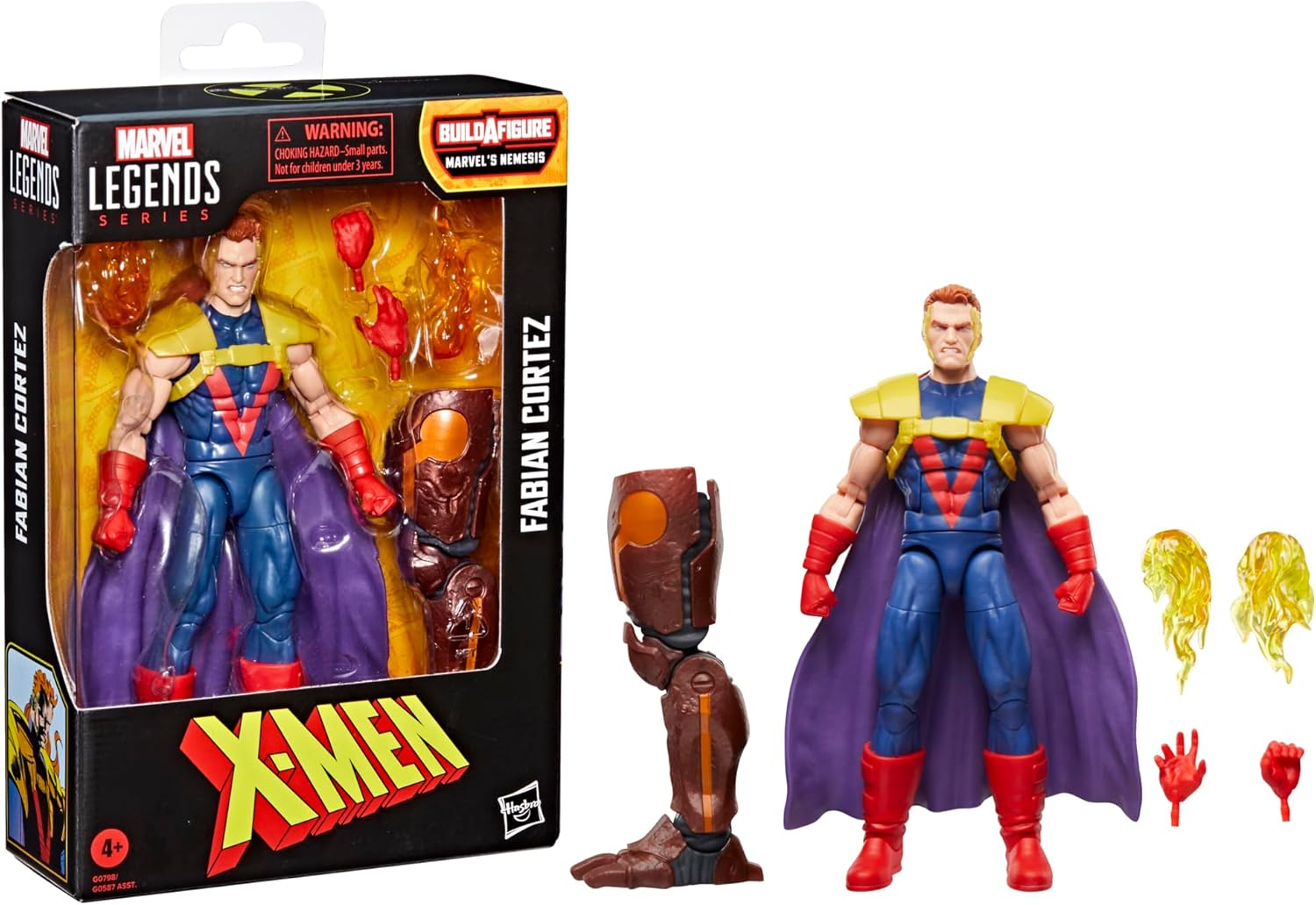Marvel Legends Series Fabian Cortez, X-Men Comics Collectible 6-Inch Scale Action Figure image number 3