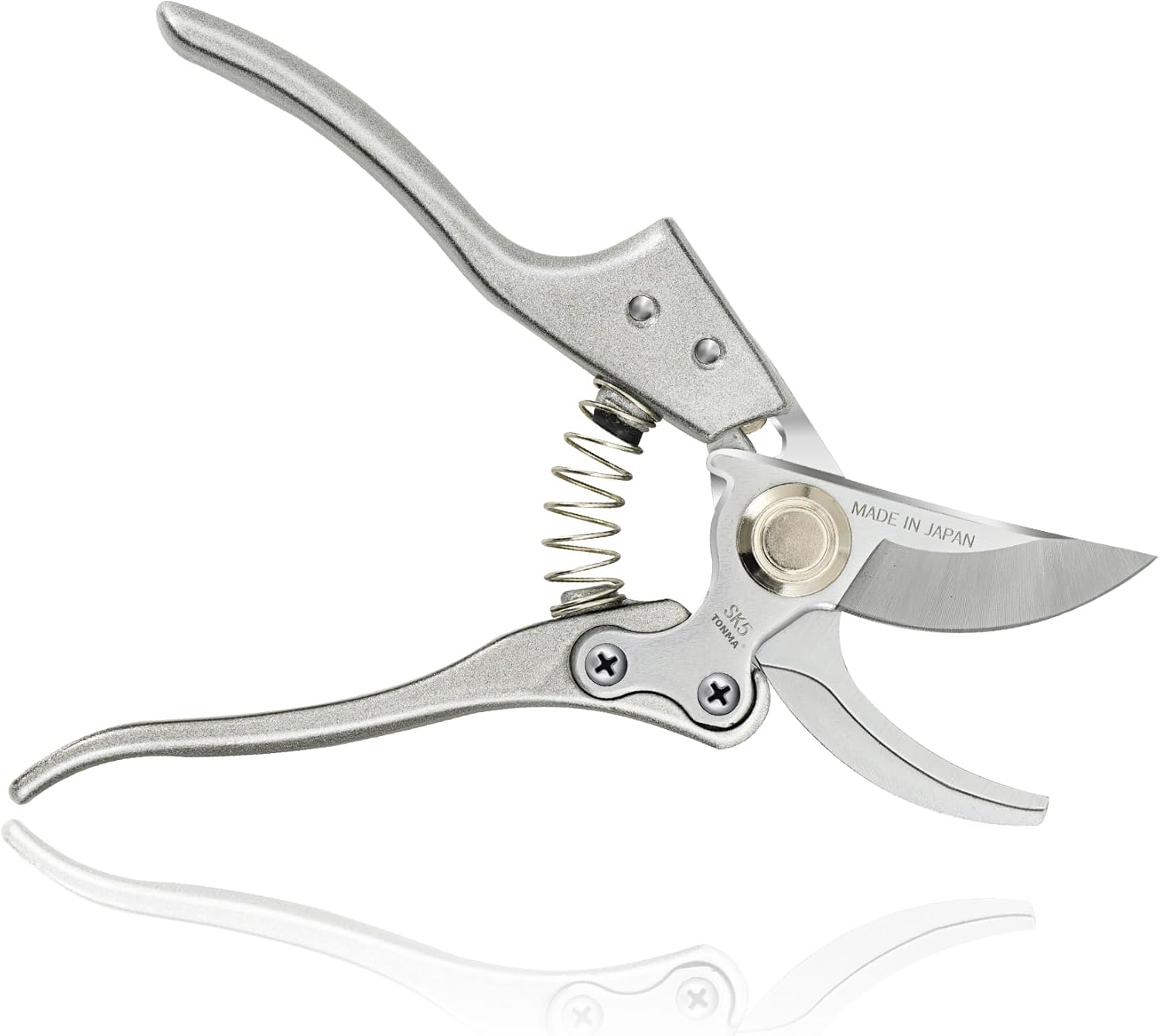 Made in Japan Pruning Shears 8" Professional Bypass Garden Scissors Secateurs, Premium Quality Japanese Gardening Tools Plant Hand Pruner Garden Clippers with Ergonomic Handle, Safety Lock for Farms image number 4